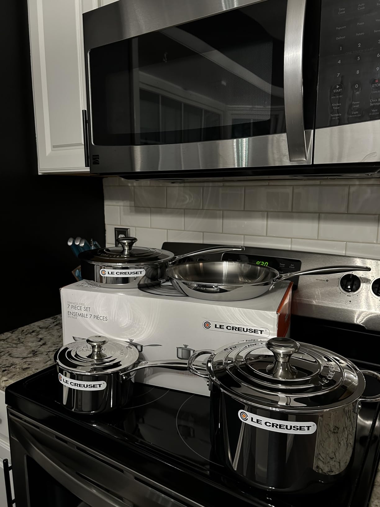 Le Creuset Tri-Ply Stainless Steel 12 Piece Cookware Set customer photo 1