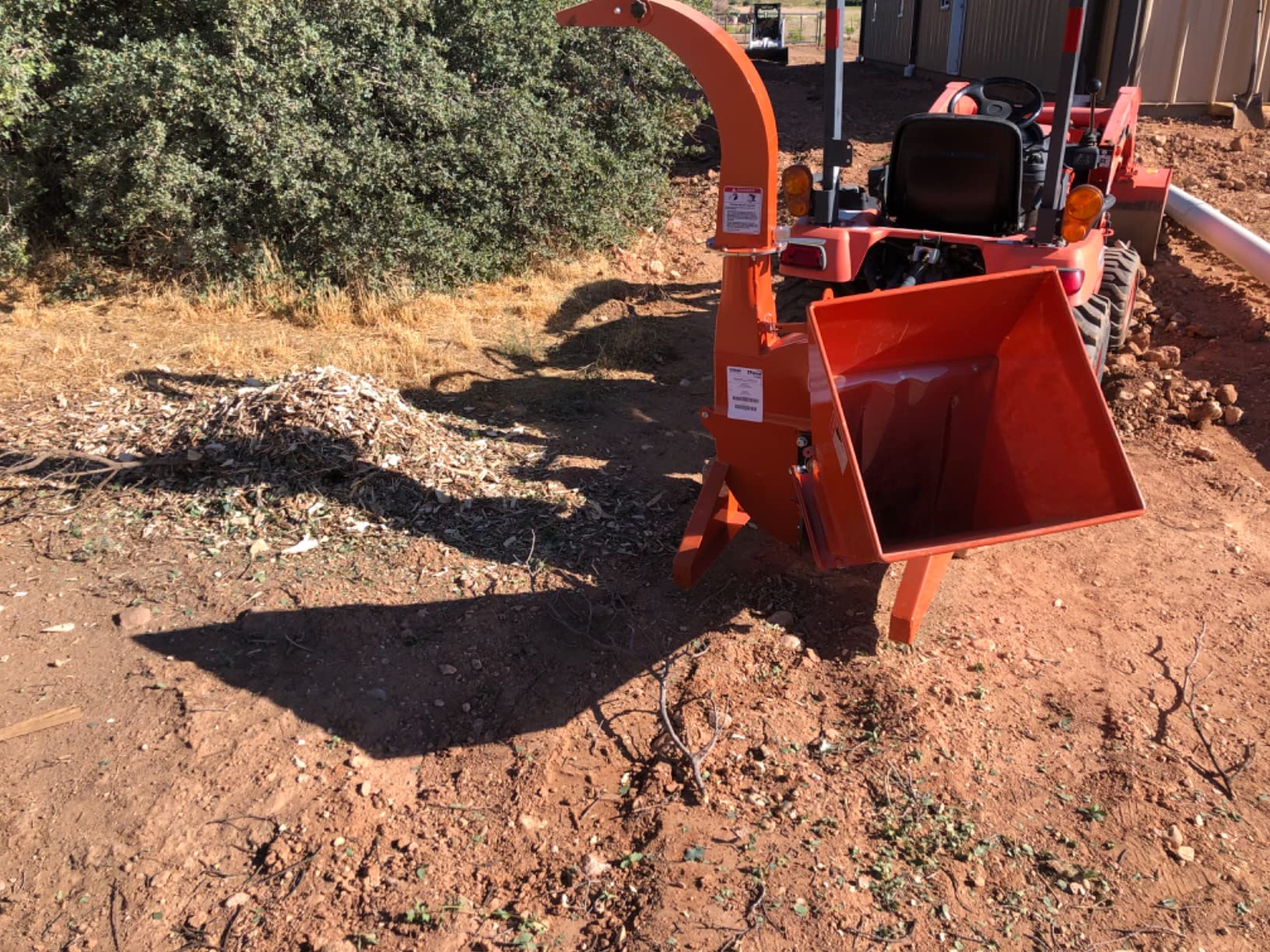 Titan Attachments 3 Point Wood Chipper, PTO Driven for Tractors up to 40HP, 25