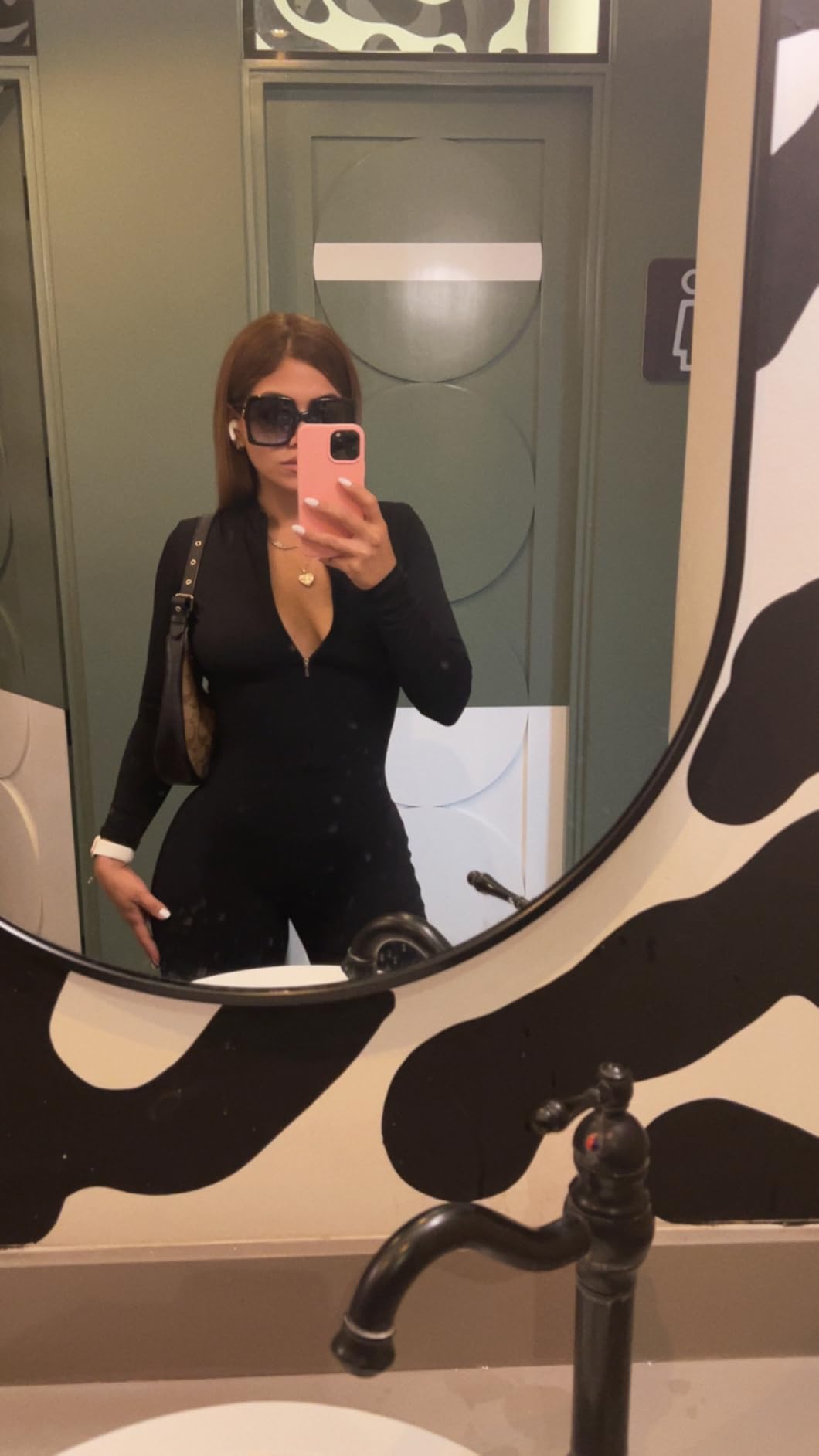 Gucci Square Sunglasses GG0876S 001 Black 60mm 876 customer photo 1