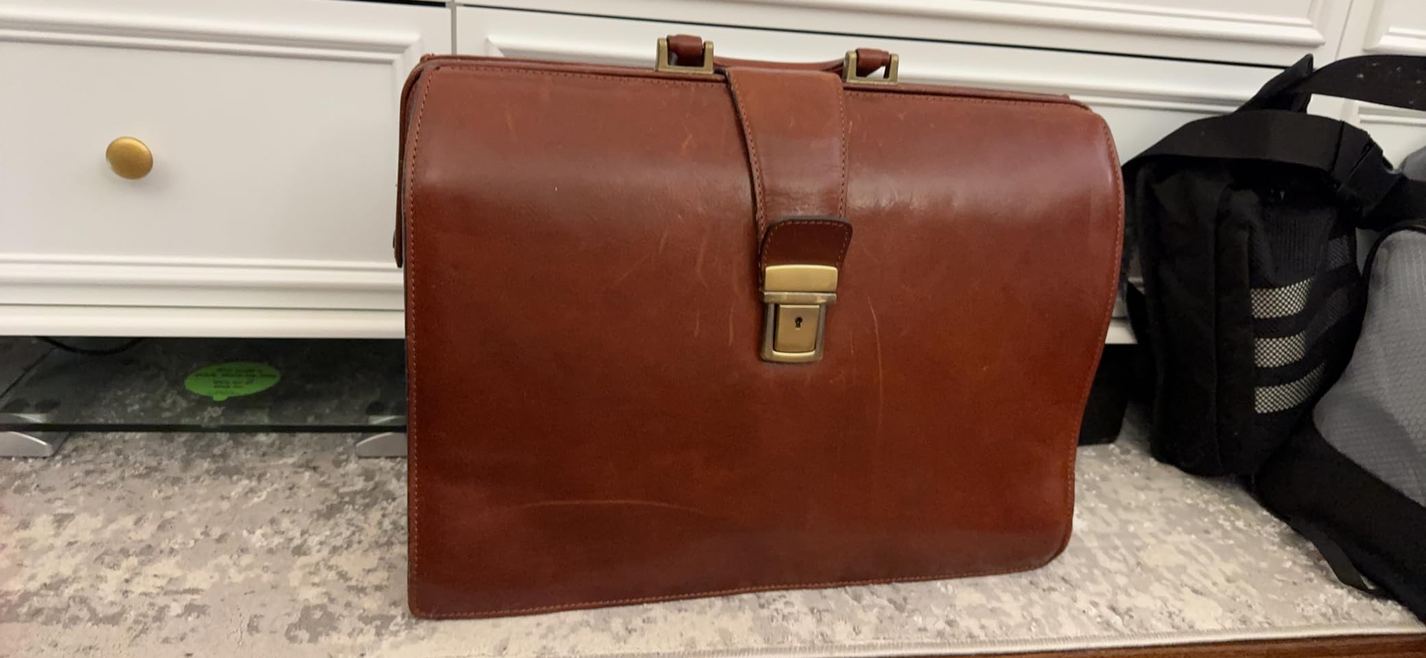 Leather Lawyer Briefcase - Italian Handmade Laptop Briefcase for Men and Women - Attache Case - Doctor Bag customer photo 1