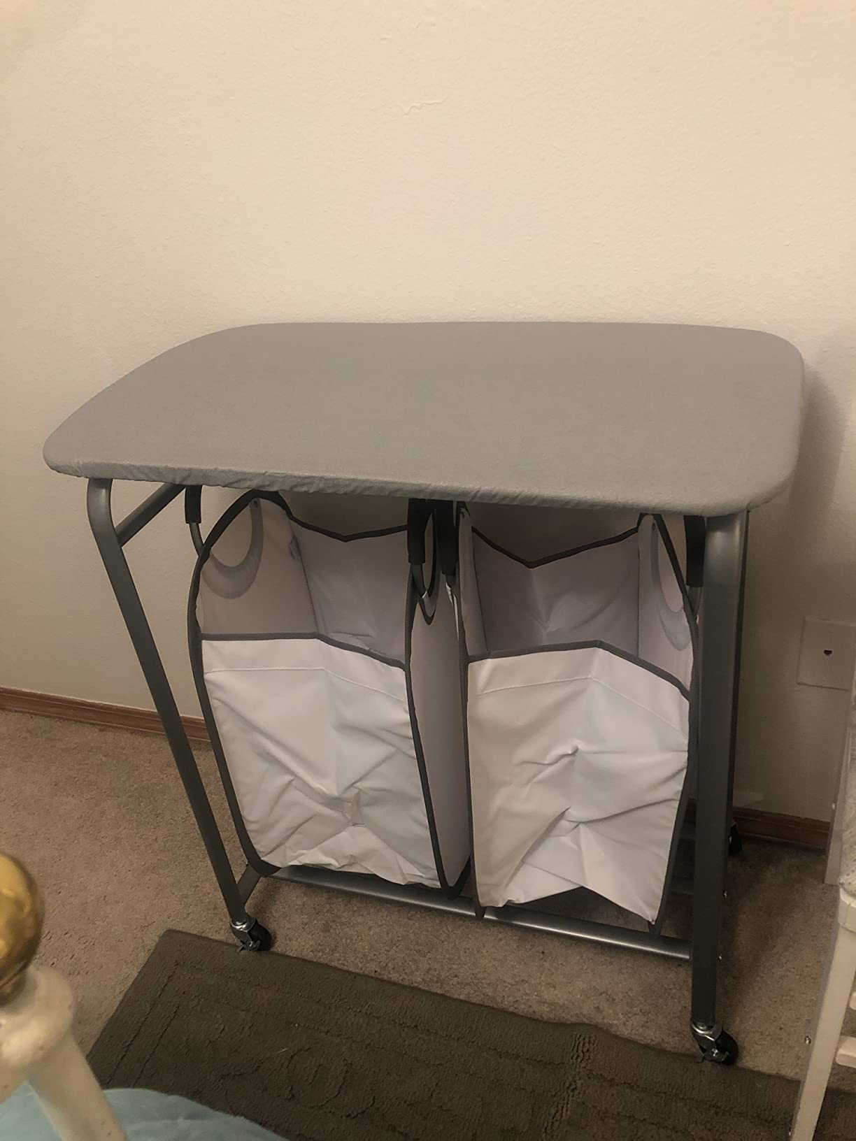 Neatfreak Laundry Sorter with Ironing Board - 3-in-1 Laundry Basket, Ironing Station & Laundry Folding Table with 2 Tote Hampers customer photo 2