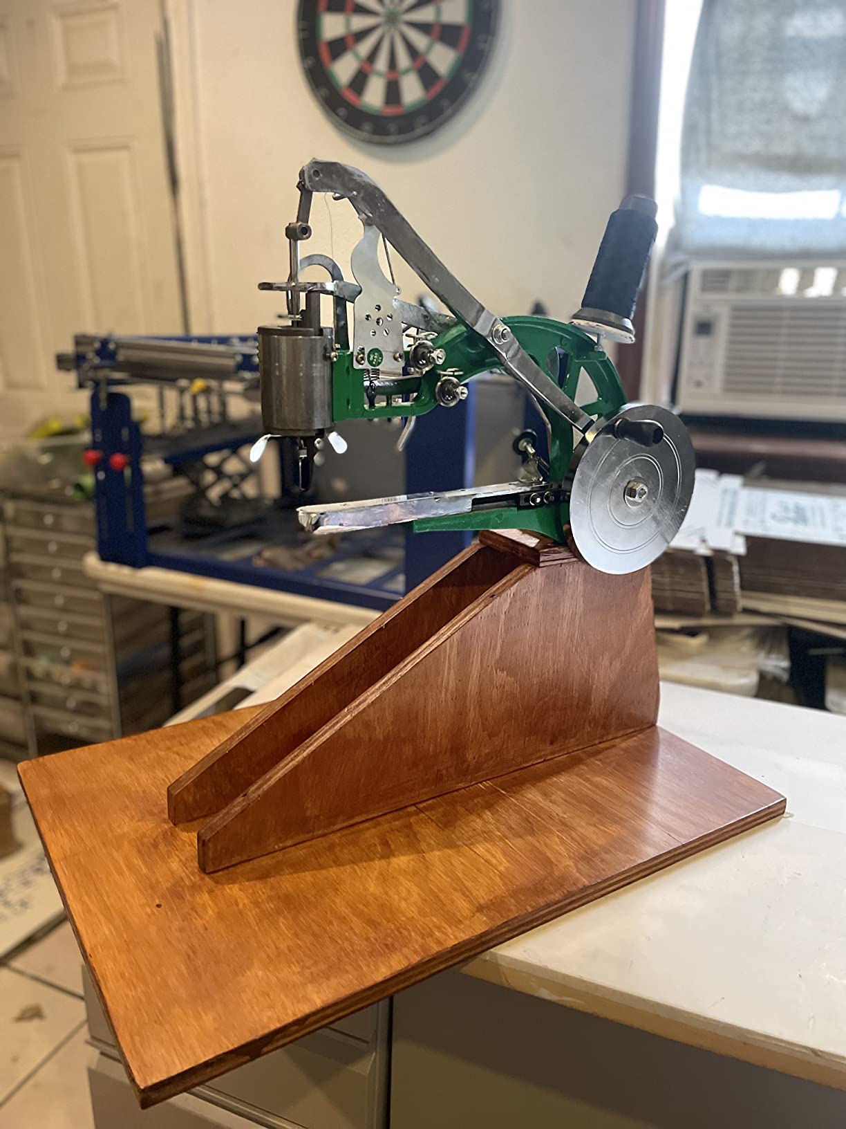 Shoe Repair Machine Hand Cobbler Sewing Machine dual Cotton Nylon Line Sewing Machine Manual Leather Machine for Shoes Cloth Bags customer photo 1