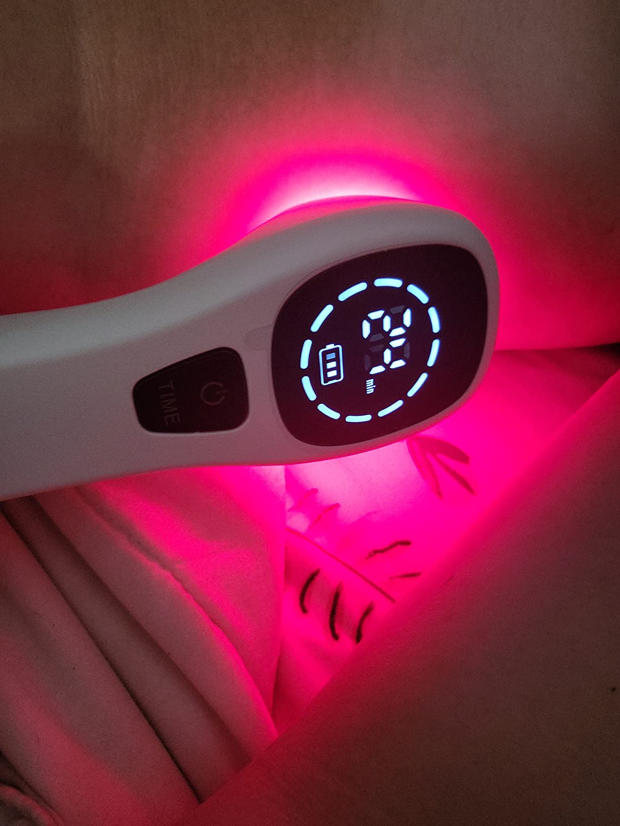 Cold Laser Human/Vet Device with LED Display Targets Joint and Muscles for Infrared Light (2x808nm +12X650nm) customer photo 1