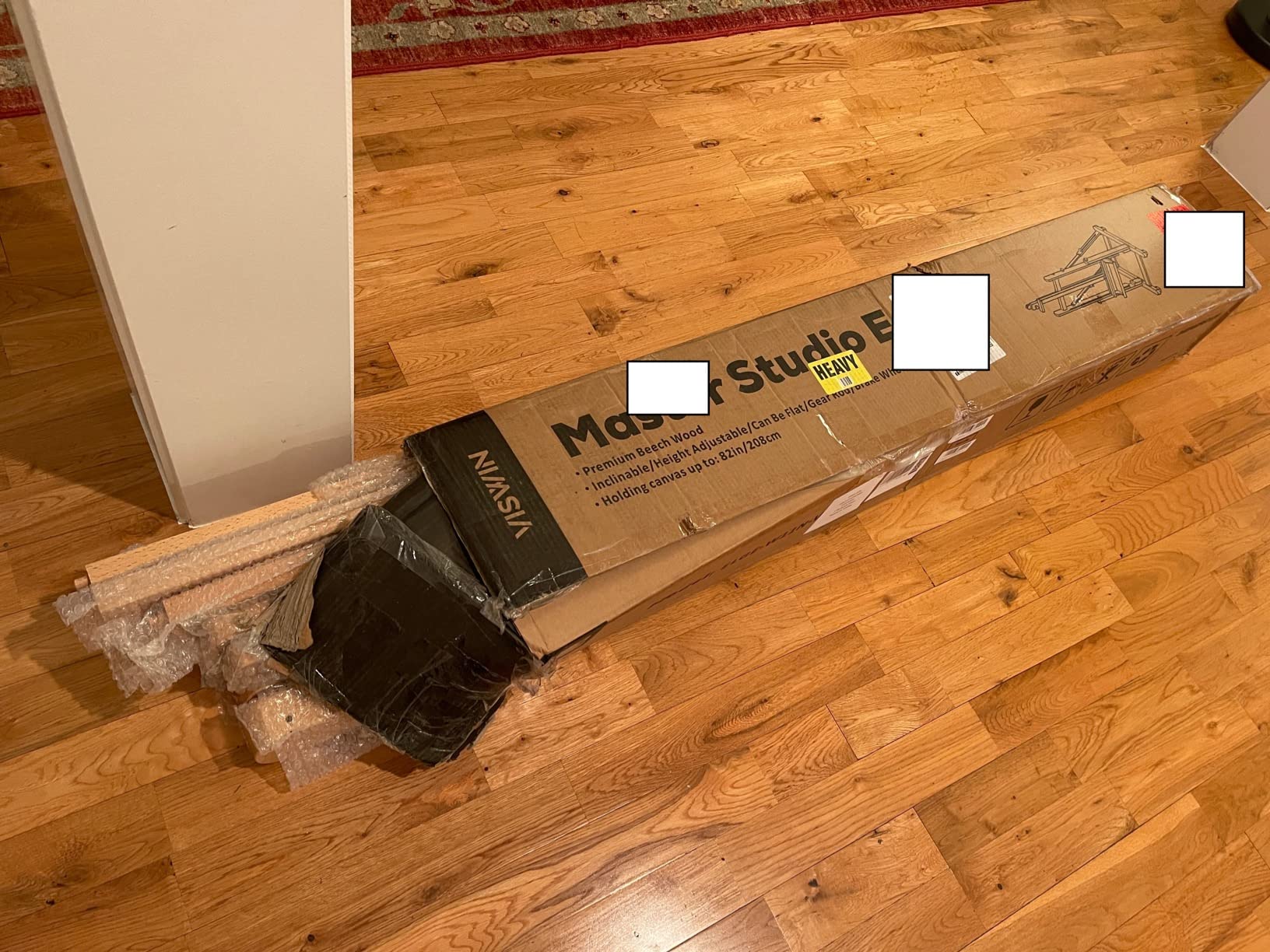 VISWIN Heavy-Duty H Frame Easel, Hold Canvas to 82