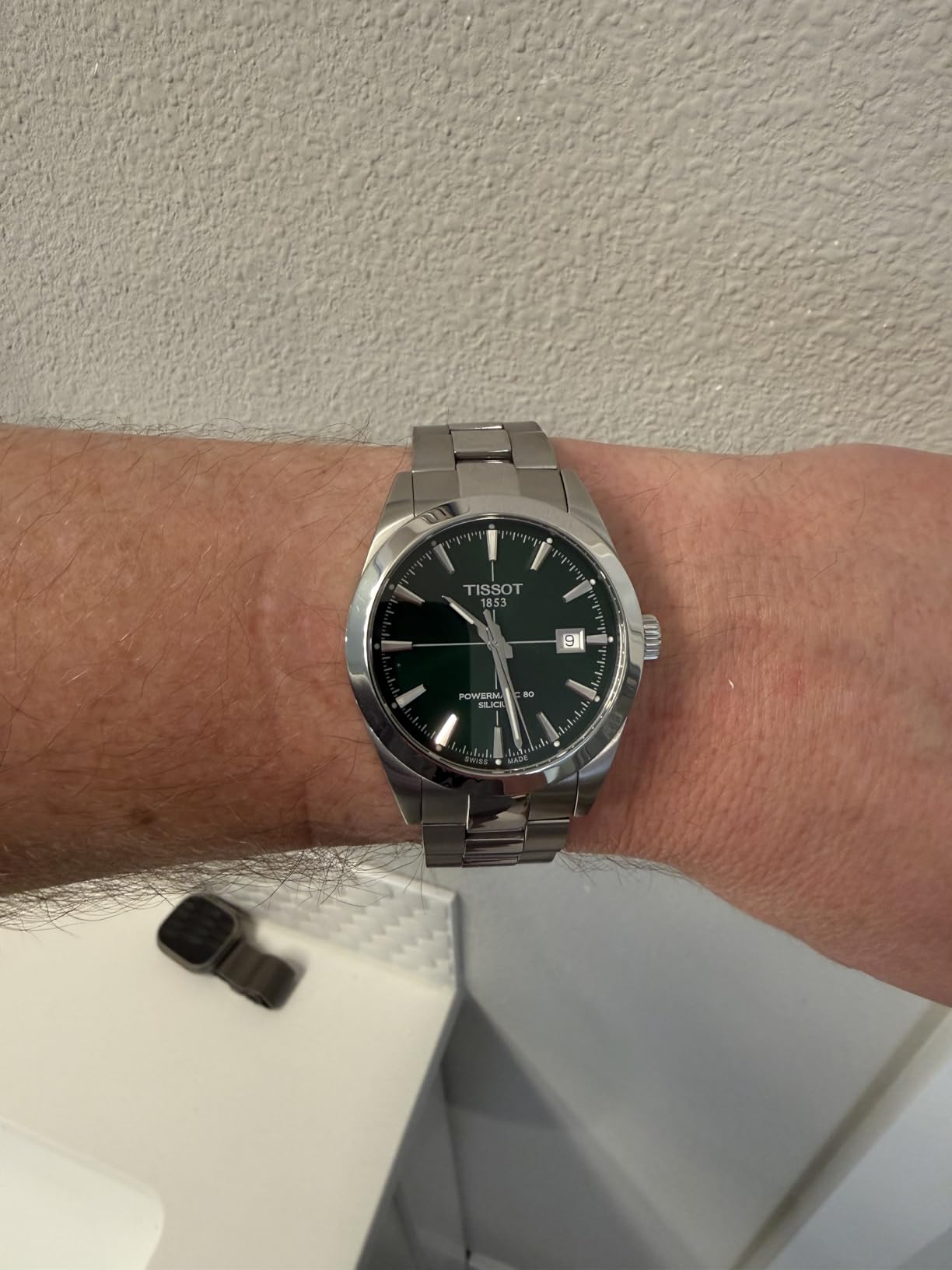 Tissot Men's Gentleman Auto Swiss Automatic Dress Watch with Stainless Steel Strap customer photo 1