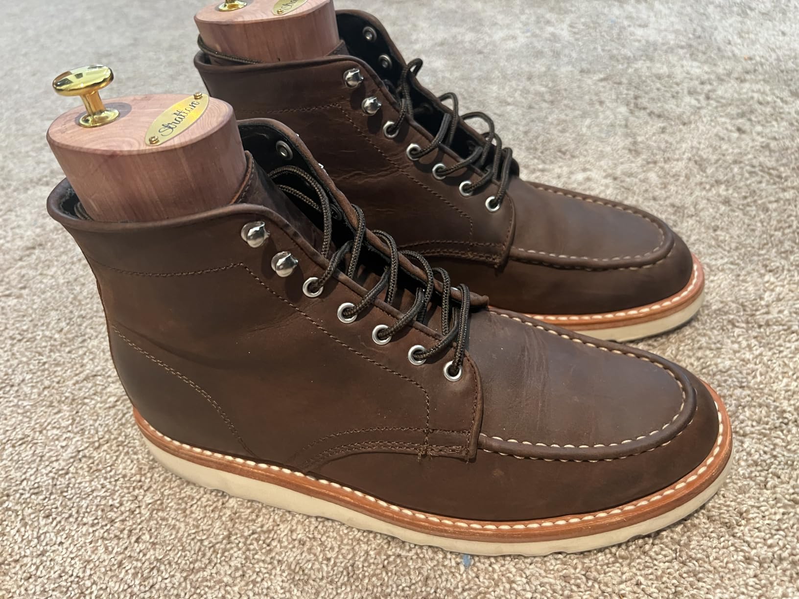 Thursday Boot Company Men's Diplomat Moc Toe Leather Boot customer photo 2