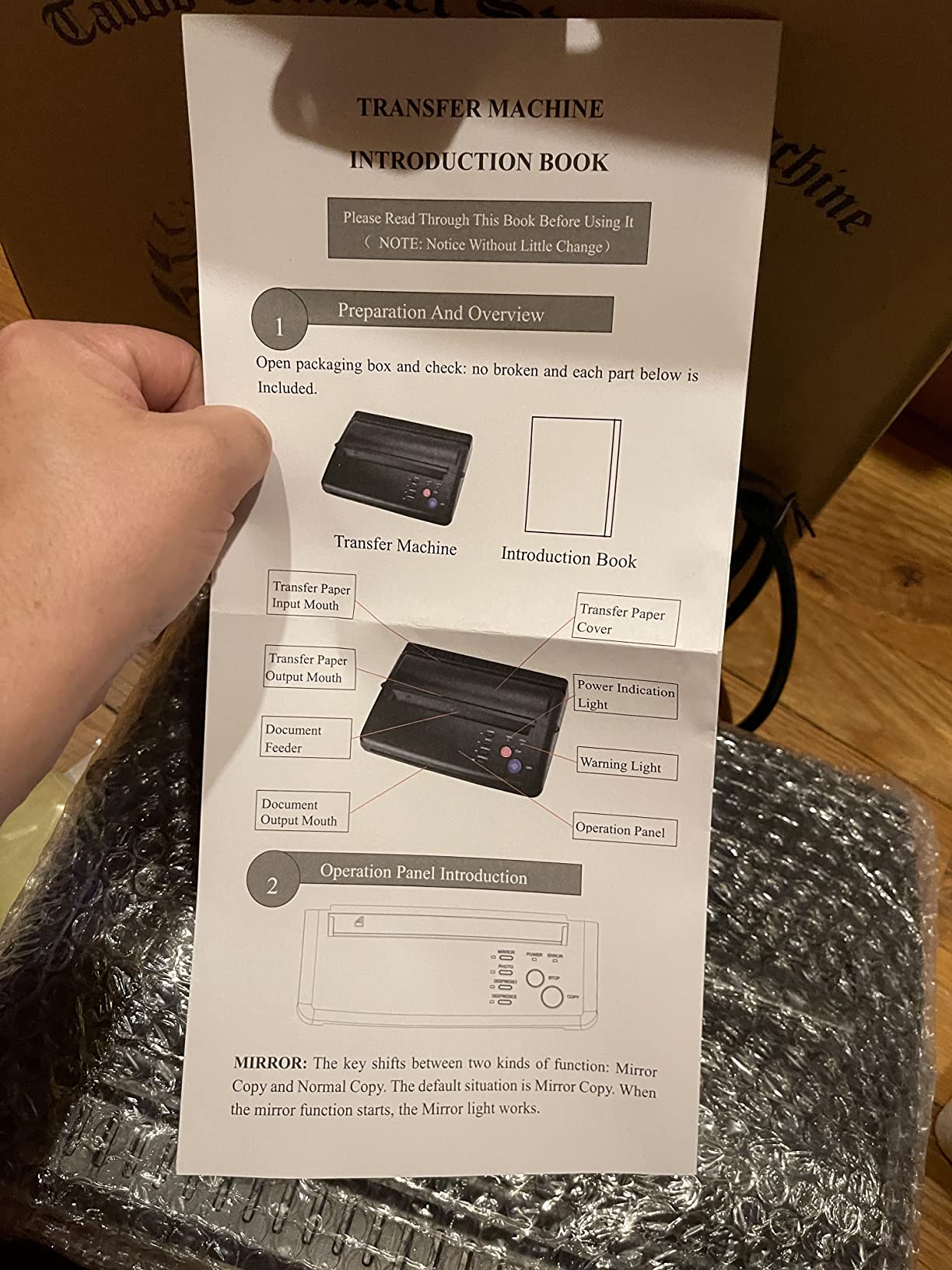 Tattoo Transfer Stencil Machine Copier Printer Thermal Tattoo Kit Copier Printer With 20pcs Tattoo Stencil Transfer Paper customer photo 1