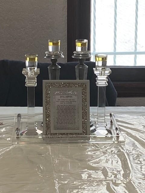 Crystal Candle Holders Set of 2-9.2