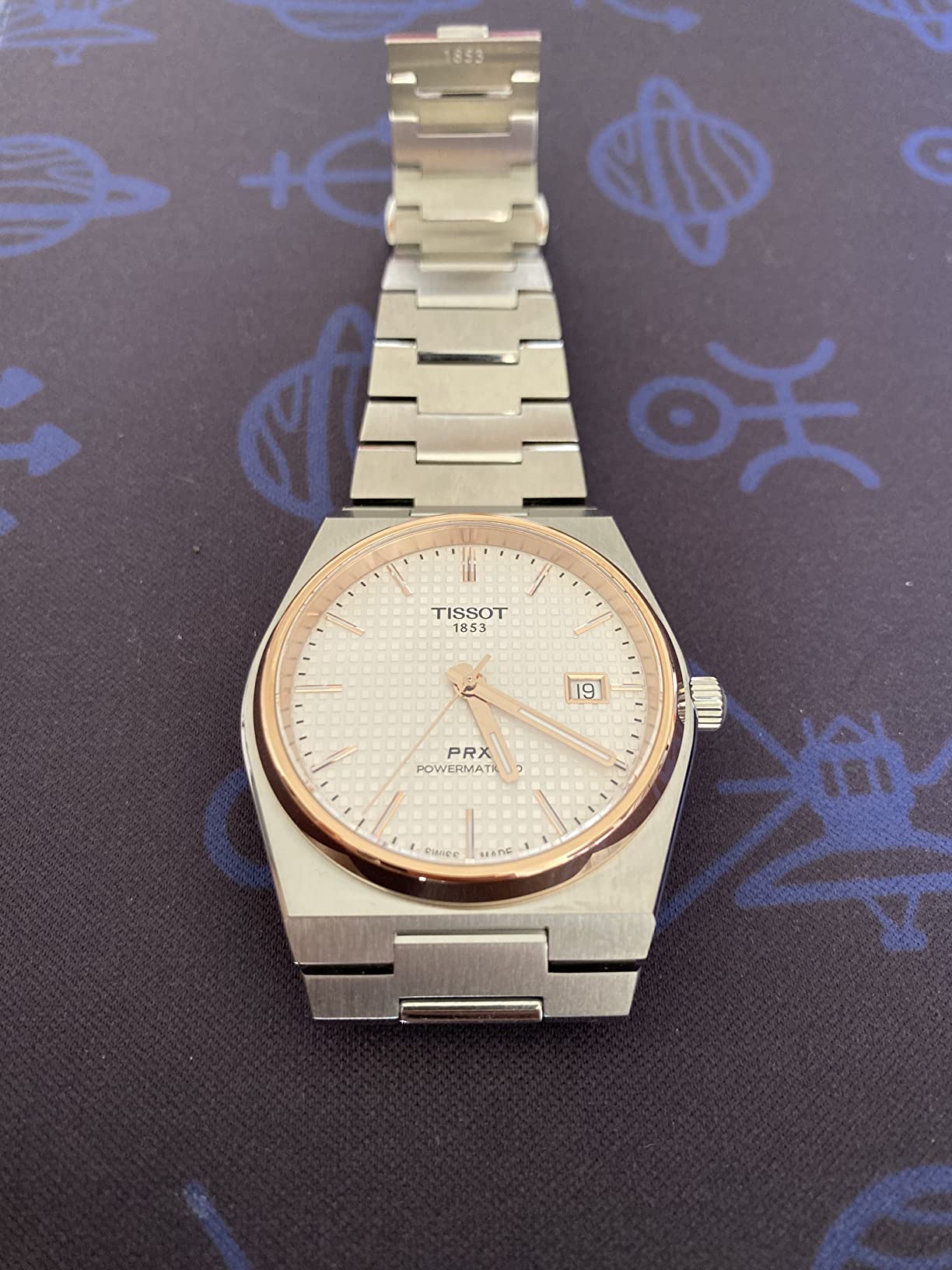 PRX Powermatic 80, Swiss Automatic Watch for Men, Stainless Steal Case, Silver Dial (T1374072103100) customer photo 1