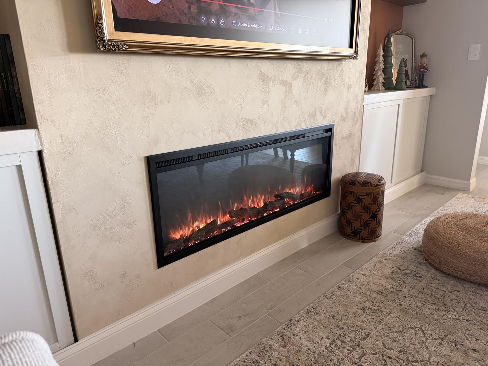 LegendFlame Austin in Wall Recessed & Wall Mounted Electric Fireplace (60