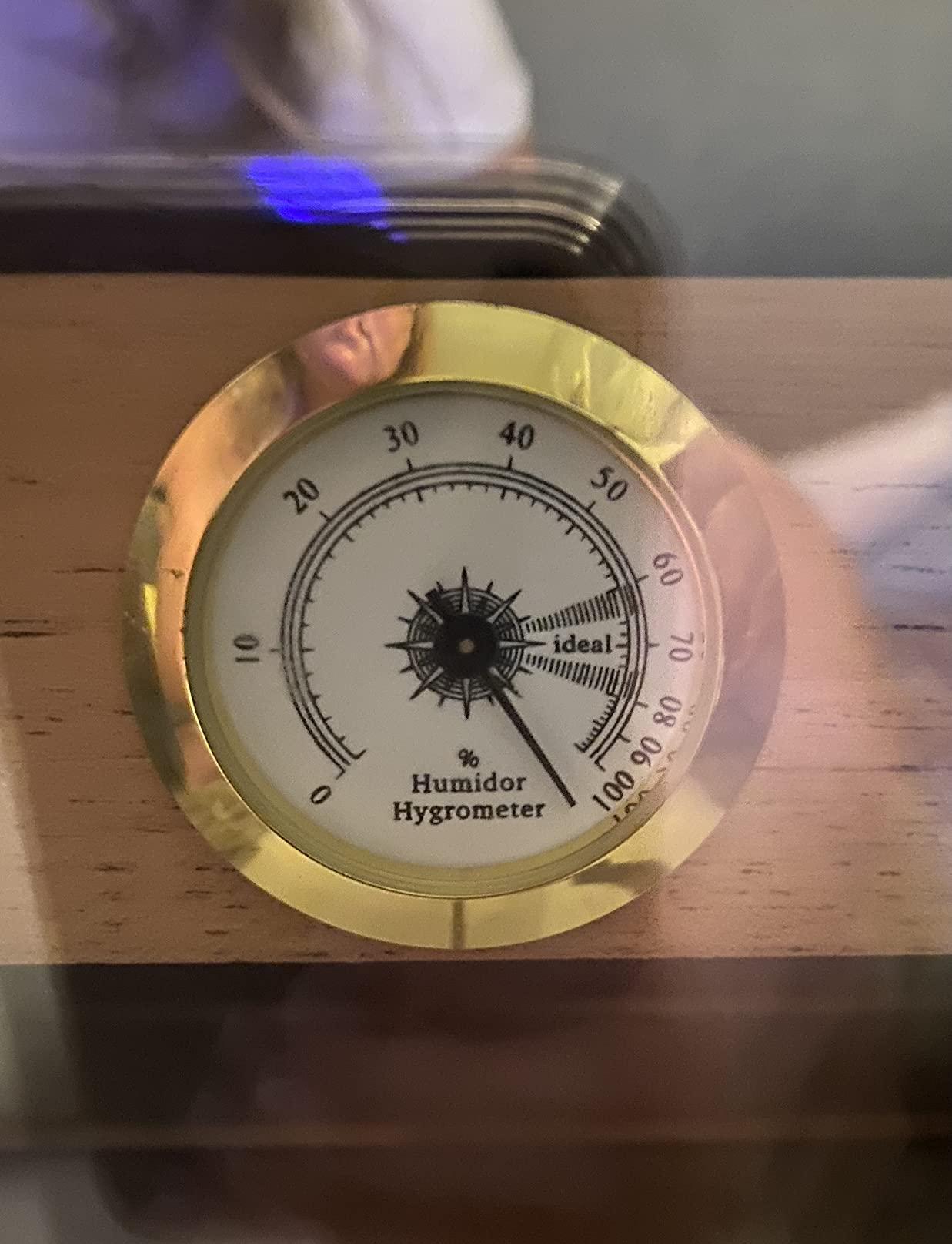 Whynter CHC-120Sa 1.2 cu. ft. Stainless Steel Digital Control Cigar Humidor with Spanish Cedar Shelves customer photo 2