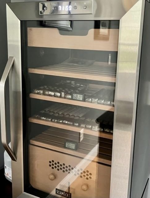 SCHMÉCKÉ 400 Cigar Cooler Humidor with 3 in 1 Precise Cooling, Heating & Humidity Control customer photo 2