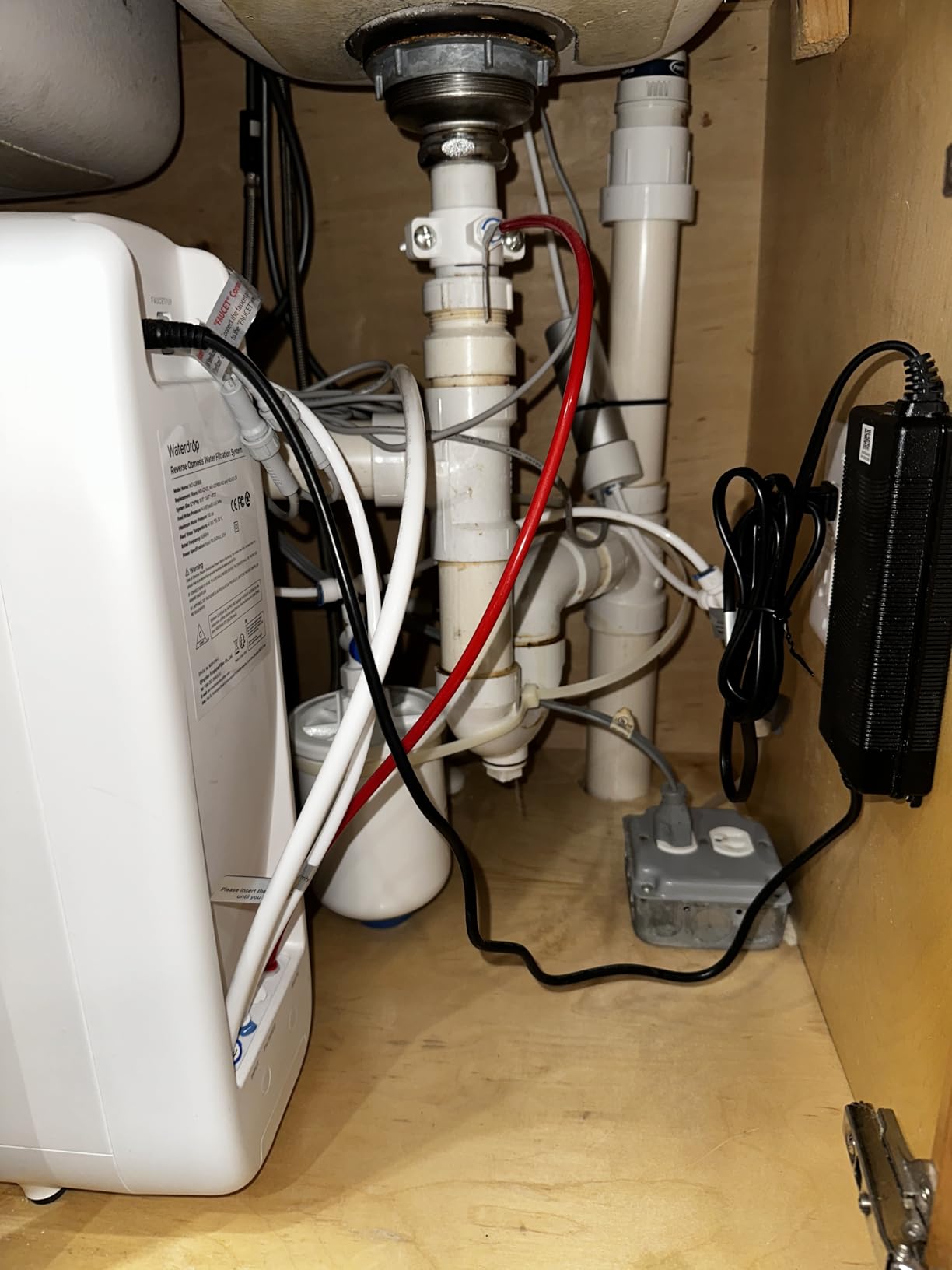 Waterdrop G3P800 Reverse Osmosis System, 800 GPD Fast Flow, NSF/ANSI 42 & 53 & 58 & 372 Certified, 3:1 Pure to Drain, Tankless Under Sink RO Water Filter System, LED Purifier, Smart Faucet customer photo 2