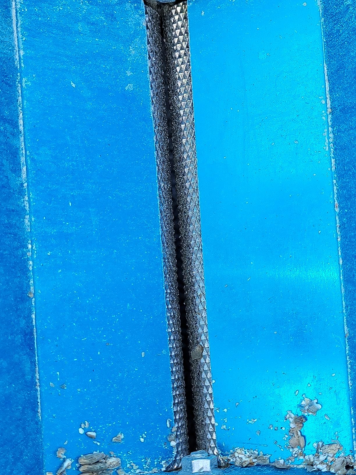 Grain Mill Brewing for Grain Malt Barley, Malt Mill for Homebrew Beer, Grain Crusher Grinder with 7.7LB Hopper 2 Stainless Steel Bearing Rollers and Steel Metal Base, Fit Electric Drill customer photo 2