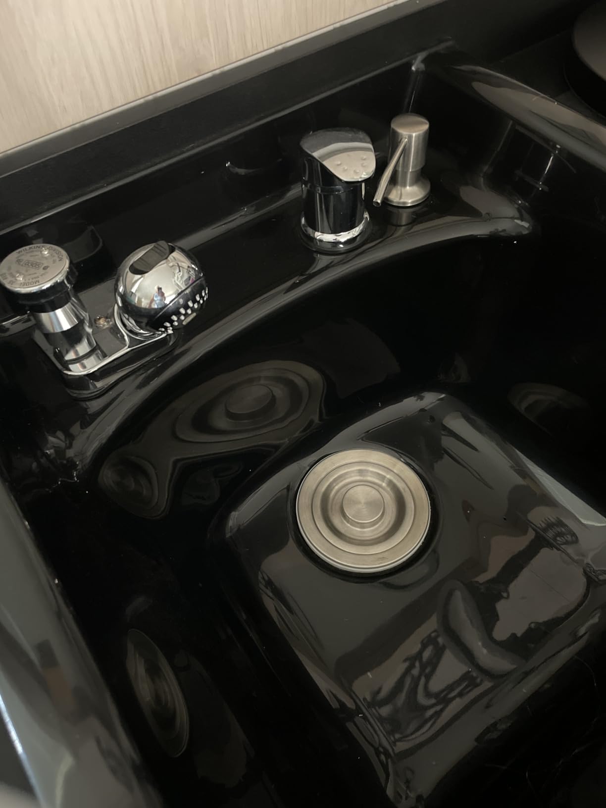 Artist hand Shampoo Backwash Sink Station with Shampoo Bowl Shampoo Station, Backwash Sink Chair Spa Salon Beauty Equipment customer photo 2