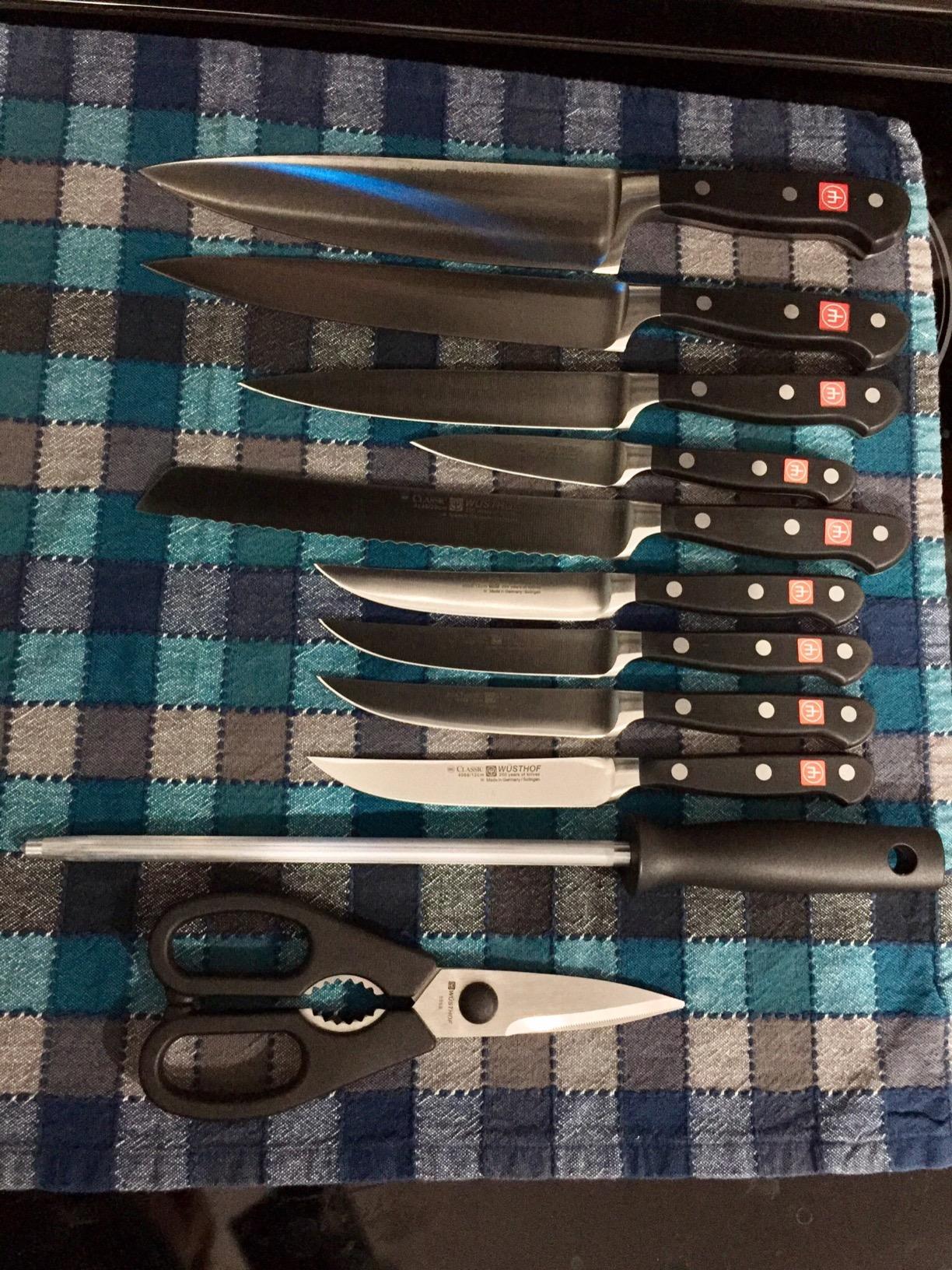 WÜSTHOF Classic 11-Piece Knife Block Set, Acacia customer photo 1