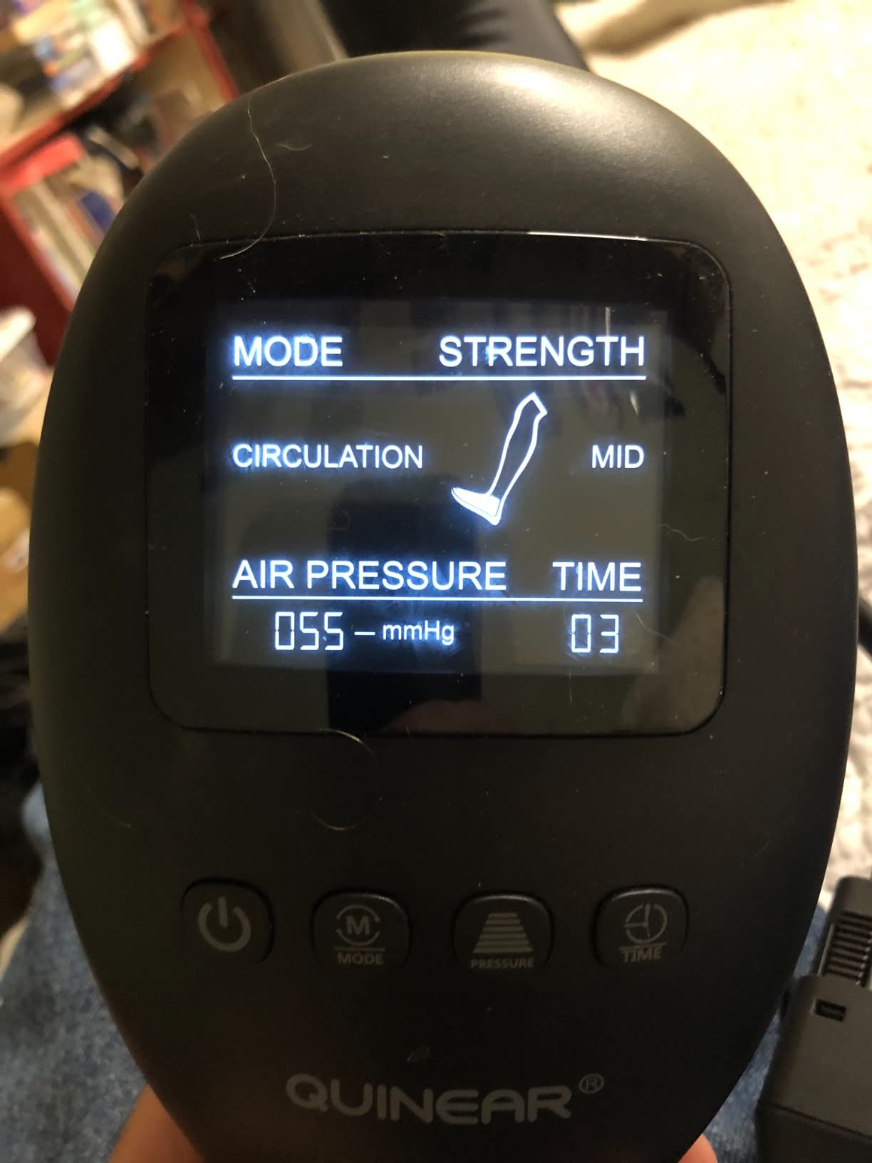 Leg Recovery System for Athletes, Air Compression Recovery Boots Massager for Circulation and Pain Relief - 9 Intensities 60-140 mmHg - FSA-HSA Eligible customer photo 1