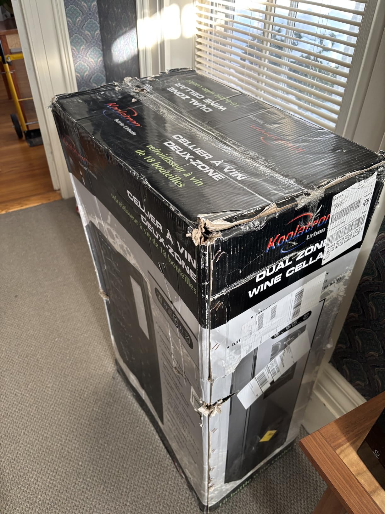 Koolatron 24 Bottle Wine Fridge - Freestanding Wine Cooler with Glass Door, 2.4 cu. ft (68 L), Beverage Can Refrigerator customer photo 2