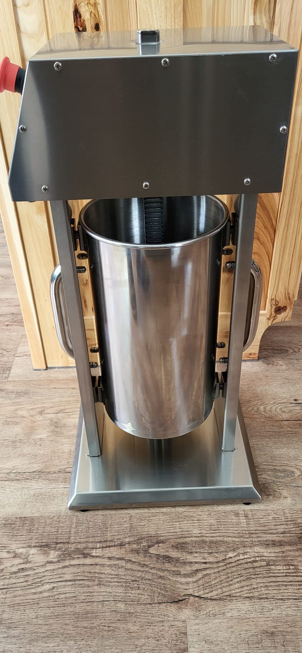 Hakka Commercial 22LB Stainless Steel Electric Sausage Stuffer and Vertical Sausage Filling Maker customer photo 2