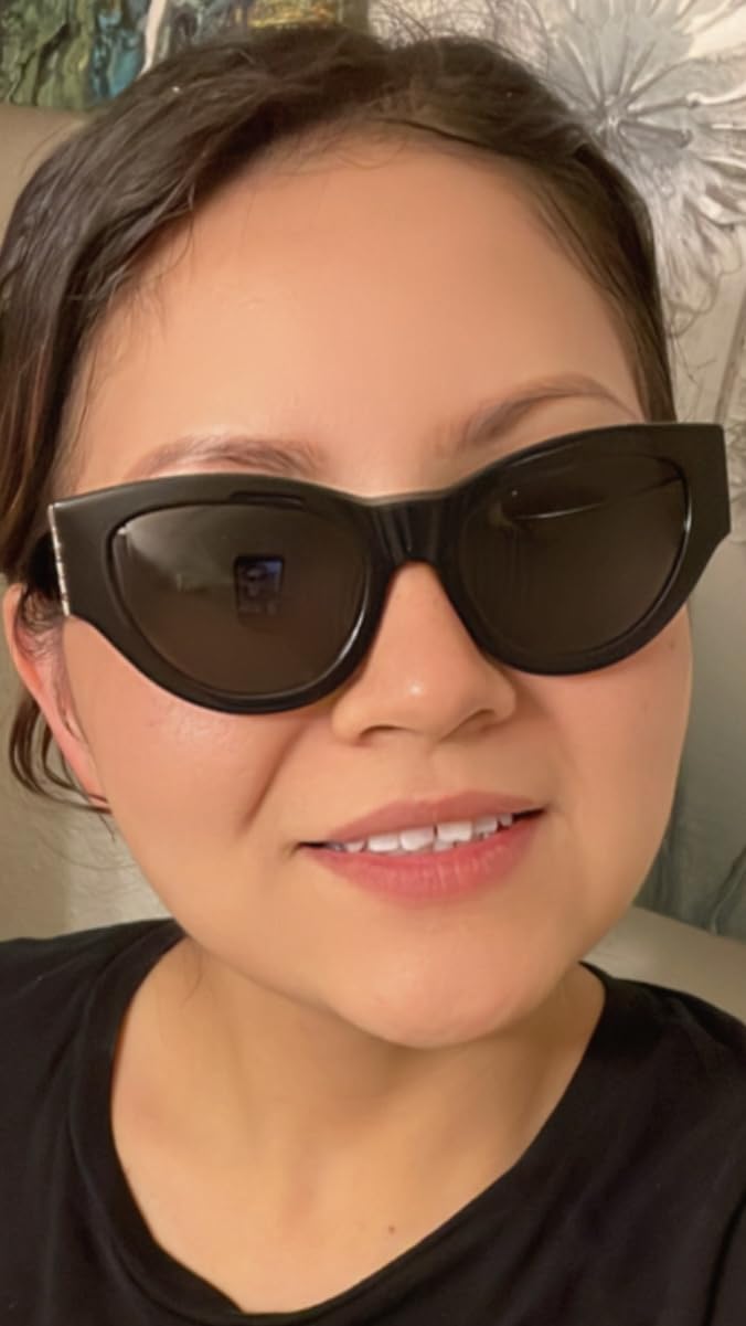 Saint Laurent Women's Glam Cat Eye Sunglasses customer photo 1