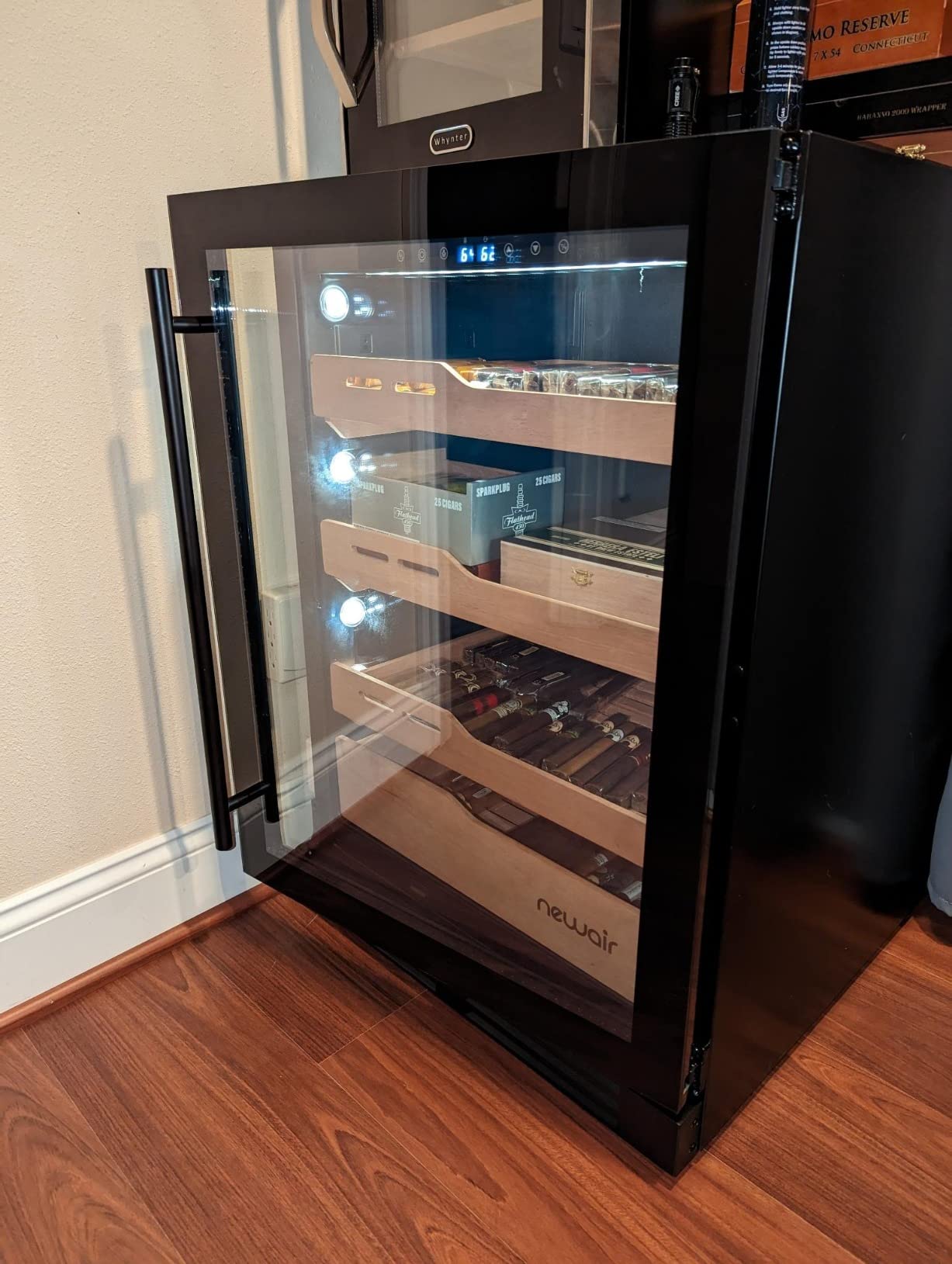 NewAir 1500 Count Electric Cigar Humidor Cabinet | Built-In or Freestanding Cigar Cooler customer photo 1