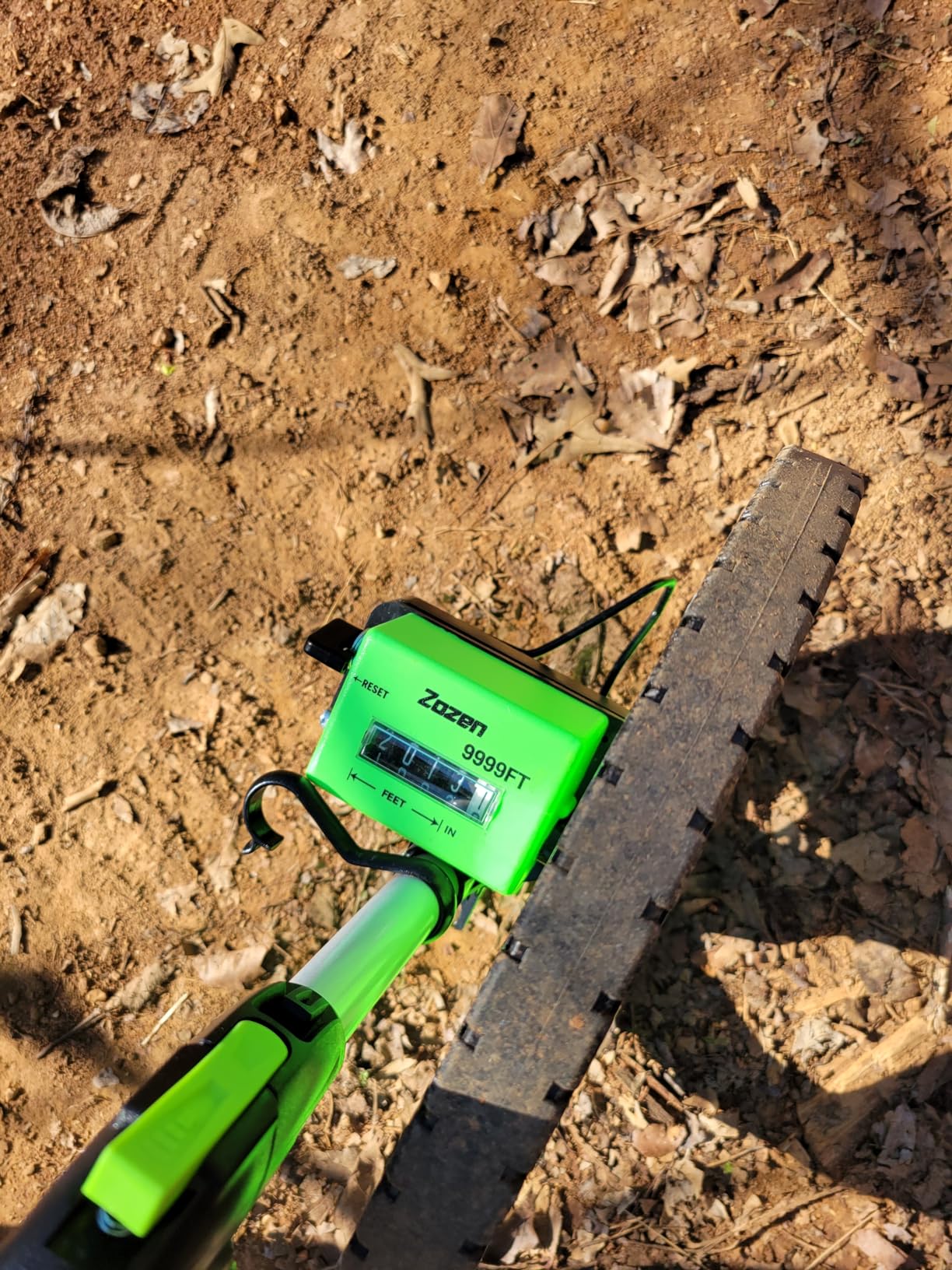 Zozen Distance Measuring Wheel in Feet, Walking Measure Wheel, Rolling Measurement Up To 10,000Ft, Double Collapsible/One Key to Reset/Kickstand to Keep Stand, and Carrying Backpack customer photo 1