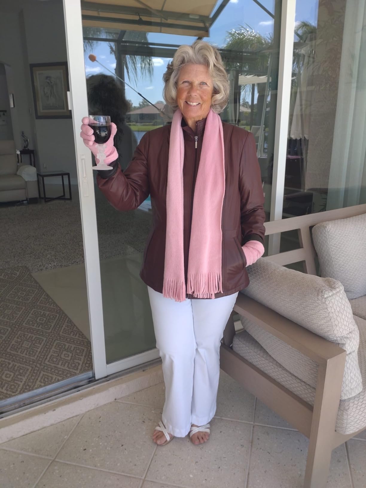 Bigardini Women's Italian Genuine Leather Jacket - Real Lambskin Leather Jacket for Women customer photo 1