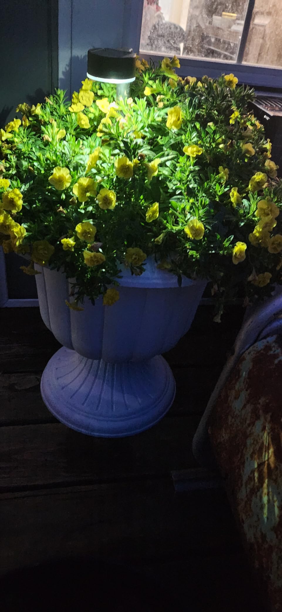 Novelty Classic Urn Garden Pot/Planter, Plastic ( Pack of 2) (Stone, 19