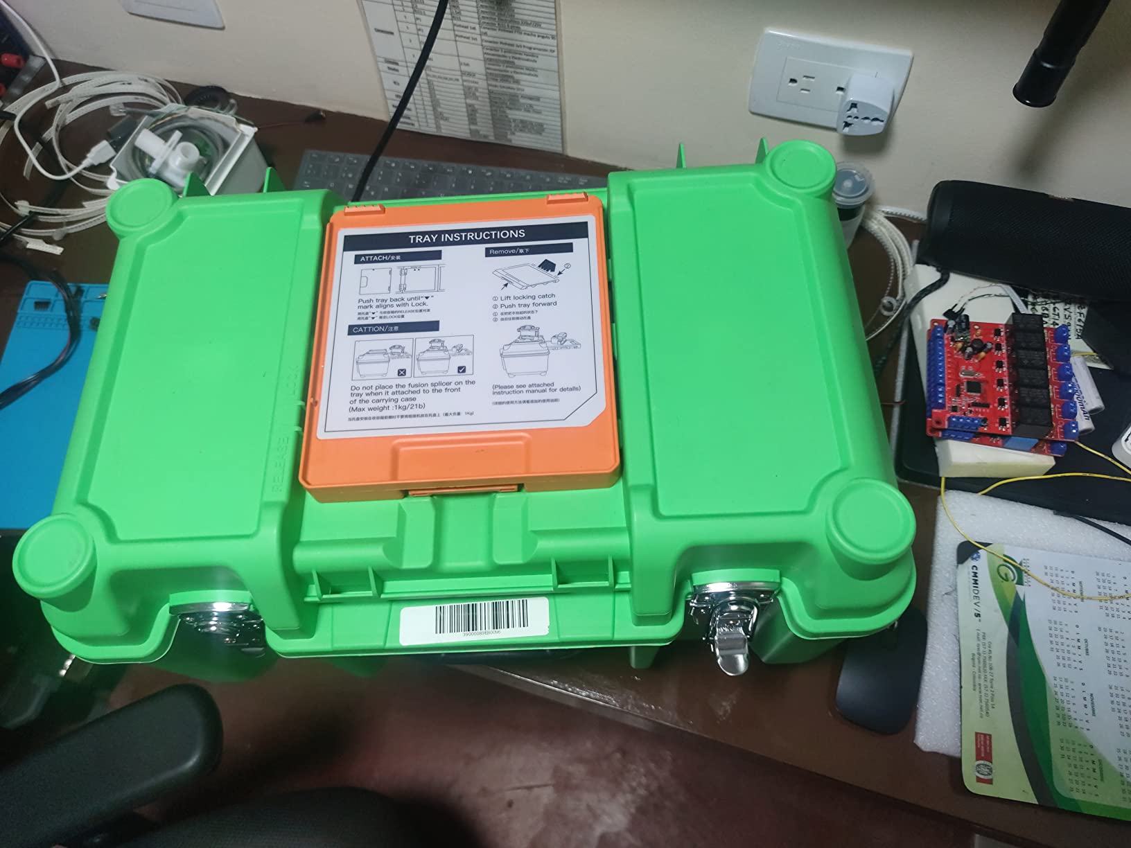 KOMSHINE Fiber Fusion Splicer FX39 with 6 Motors Core Alignment Splicer, 4.3 Inch Touch Screen Optical Fiber Splicer w/ 6S Fast Splicing; 16S Heating, 0.01dB Splicing Loss + Power Meter -70~+6dBm customer photo 1