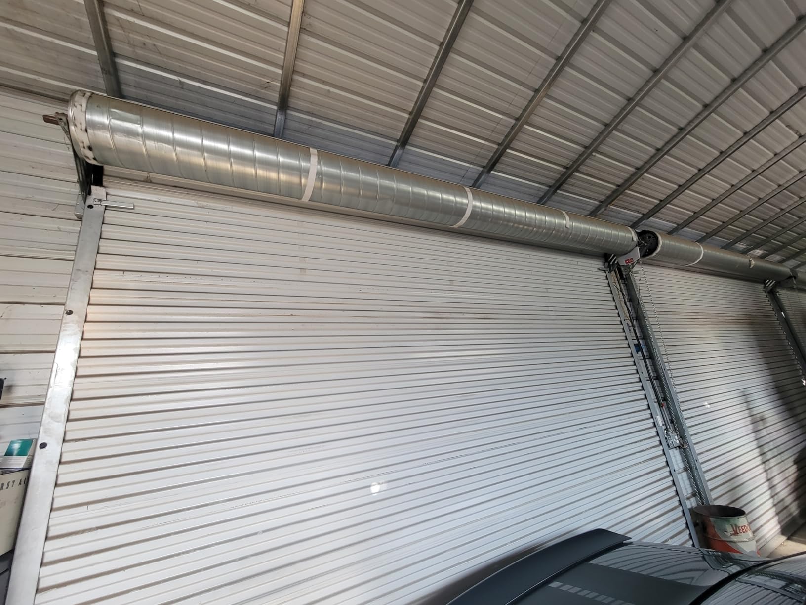 Automatic Roll Up Door Opener,Commercial Garage Roller Door Opener with 4 Remote Powerful 1000N Motor 22m² Rolling OZ customer photo 2