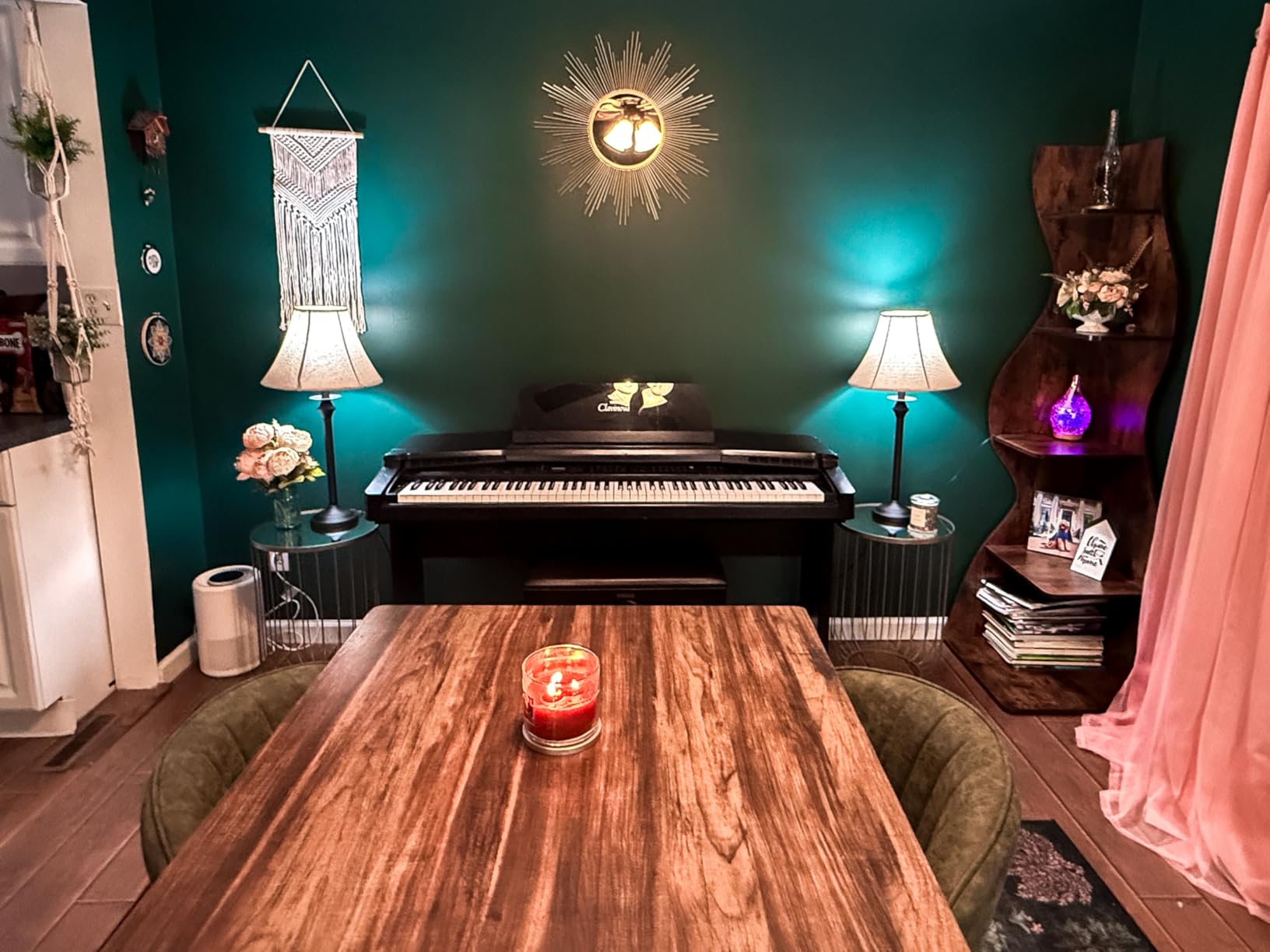 Cityelf 24'' Large Gold Sunburst Wall Mirror Boho Home Decor Round Wall Art Mirror for Living Room/Bedroom/Bathroom/Entryway customer photo 1