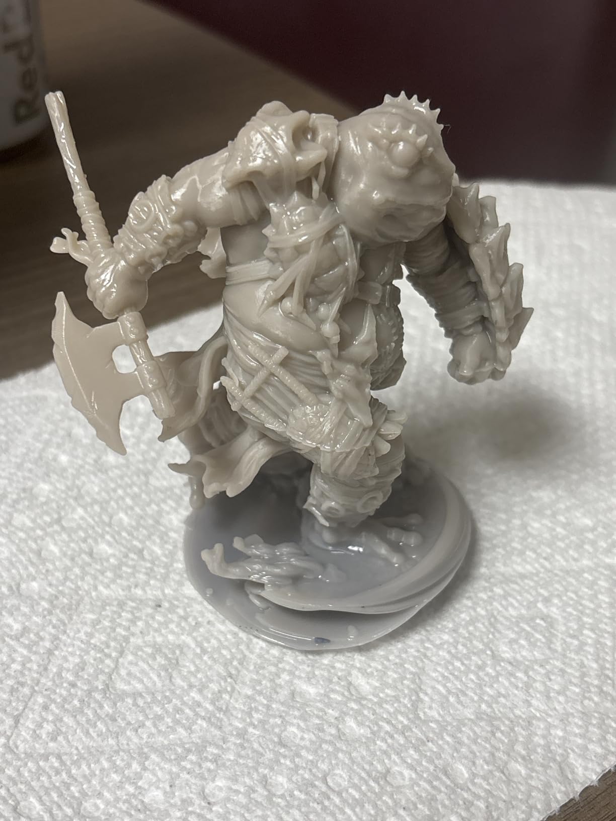 Jamghe 3D Printer Resin Dental Pro Model Resin Dental Prosthetic Model Resin for Crown and Bridge Model, Orthodontic Model, Implant Model etc. 500g(Skin) customer photo 1