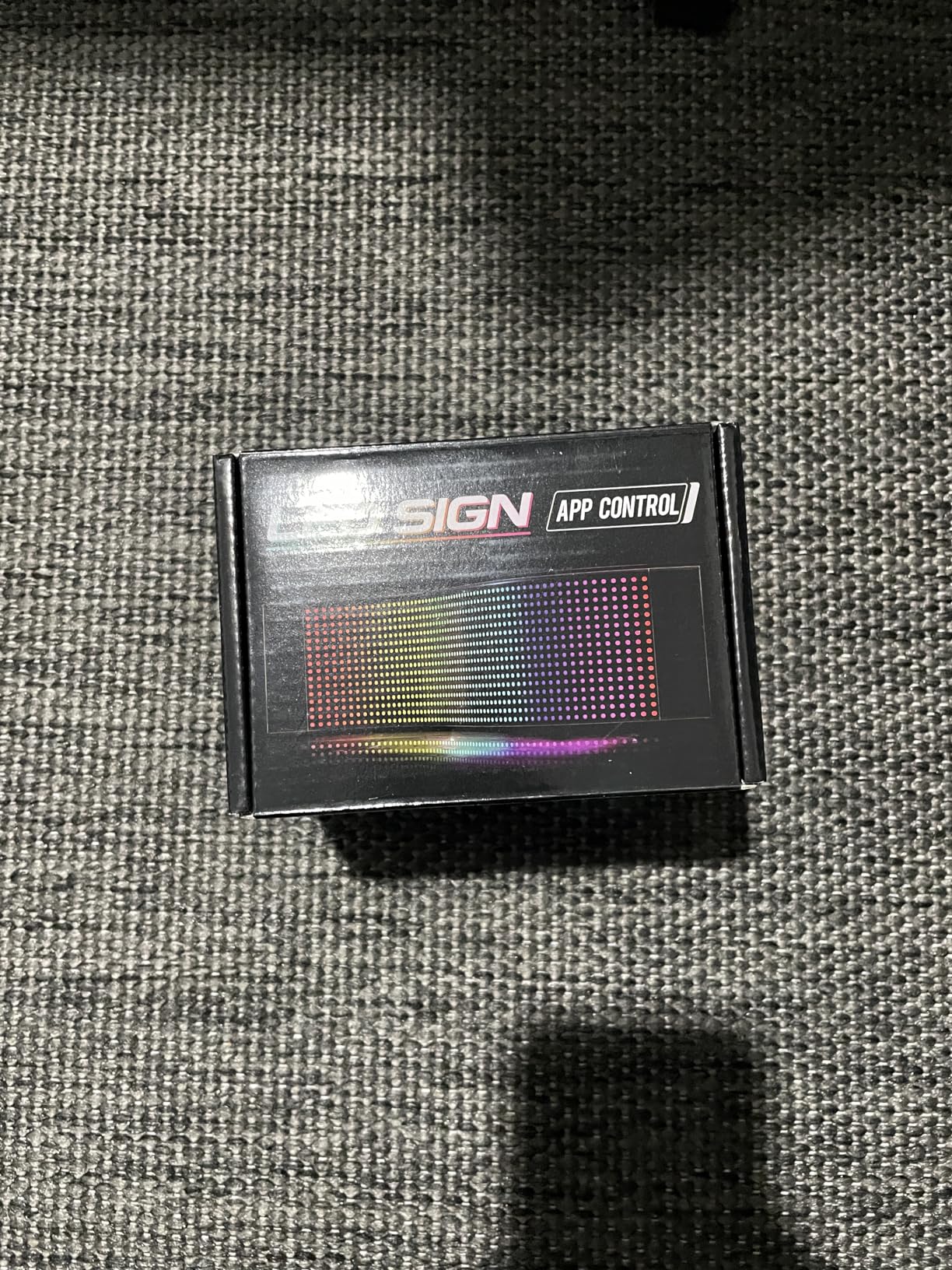 RAYHOME Scrolling Bright Advertising LED Signs, Flexible USB 5V LED Car Sign Bluetooth App Control Custom Text Pattern Animation (15''x4'') customer photo 2