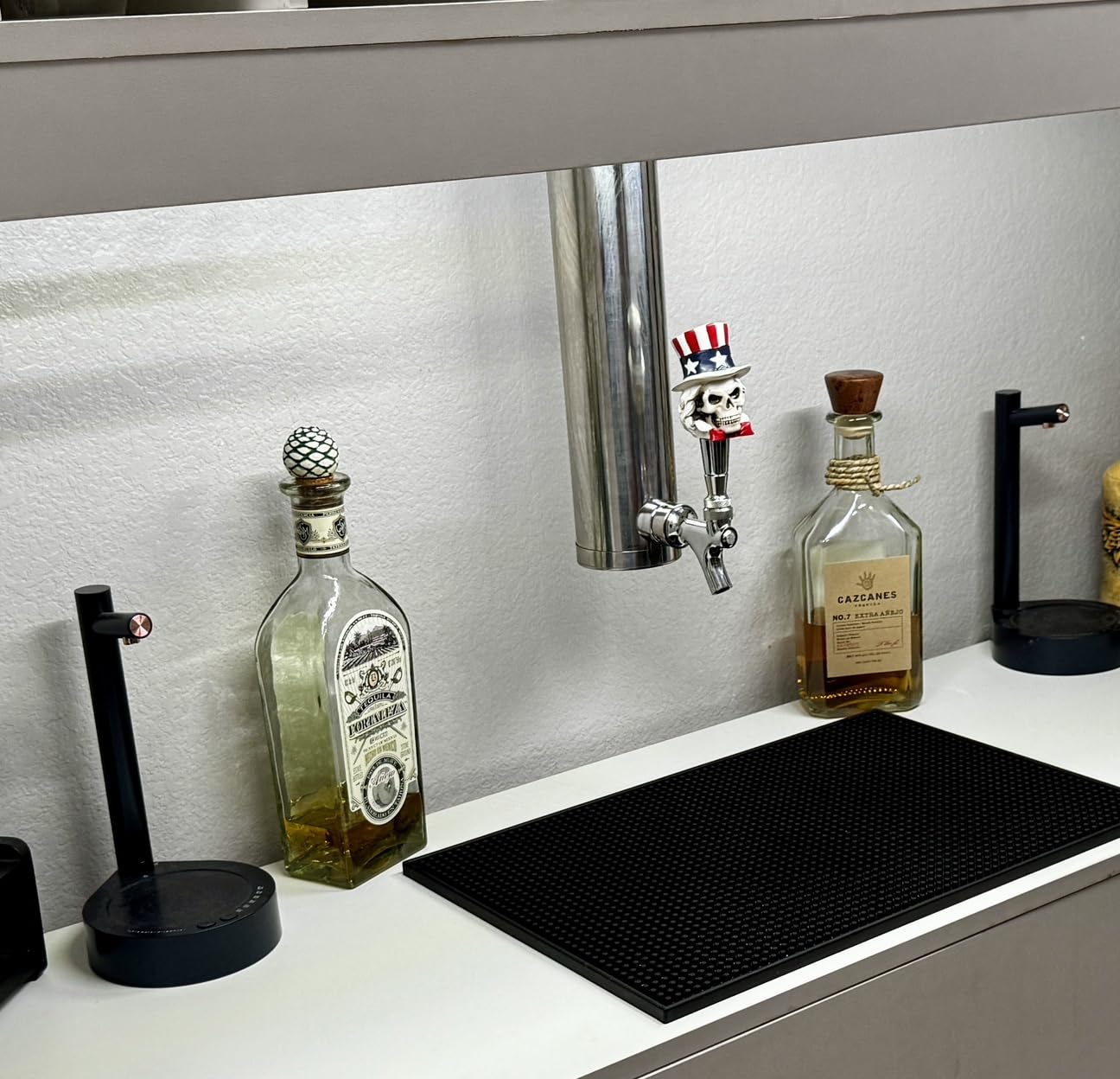 MRbrew Single Tap Draft Beer Tower, Support Countertop and Kegerator Installation, Stainless Core Beer Faucet Stainless Steel 3