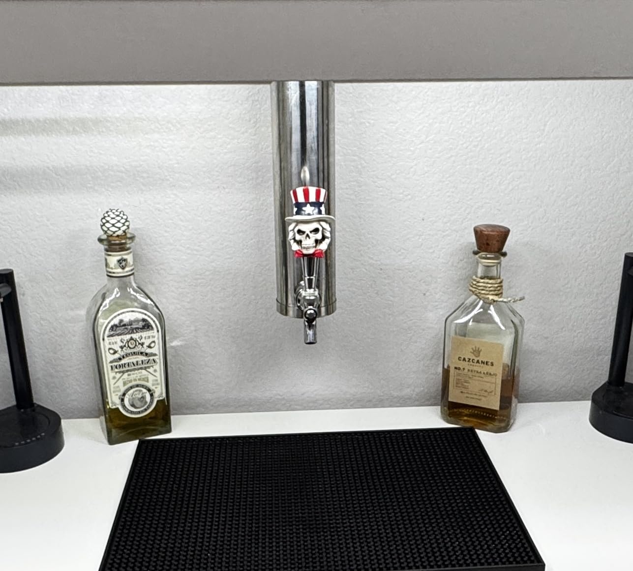 MRbrew Single Tap Draft Beer Tower, Support Countertop and Kegerator Installation, Stainless Core Beer Faucet Stainless Steel 3