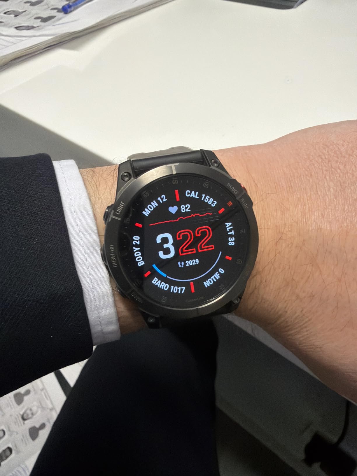 Garmin epix Gen 2, Premium Active smartwatch, Health and Wellness Features, Touchscreen AMOLED Display, Adventure Watch with Advanced Features, White Titanium customer photo 2