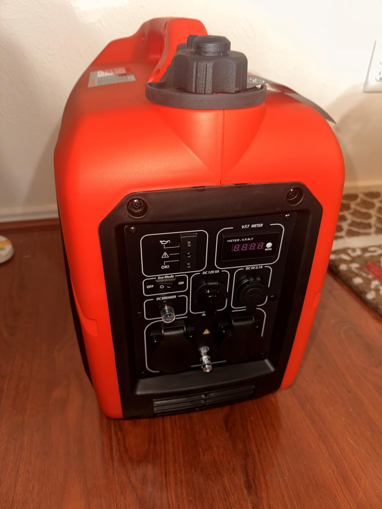 ERAYAK 2400W Portable Inverter Generator for Home Use, Super Quiet Small Generator for Camping Outdoor Emergency Power Backup, Gas Powered Engine, EPA, ECO Mode customer photo 1