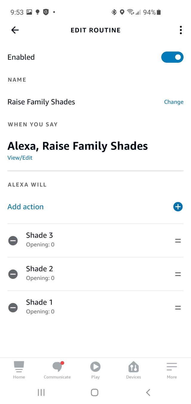 Graywind Motorized Light Filtering Shades Compatible with Alexa Google Hardwired WiFi Smart Half Shading Remote Control Automated Blinds Electric Window Shades, Custom Size (Jacquard White) customer photo 1
