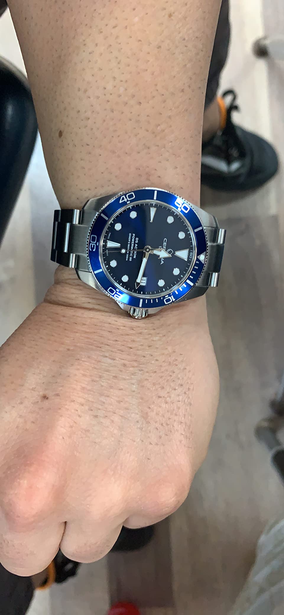 Certina Unisex DS ACTION Diver 38mm, Stainless Steel, Swiss Automatic Diving Watch, C0328071104100 customer photo 1