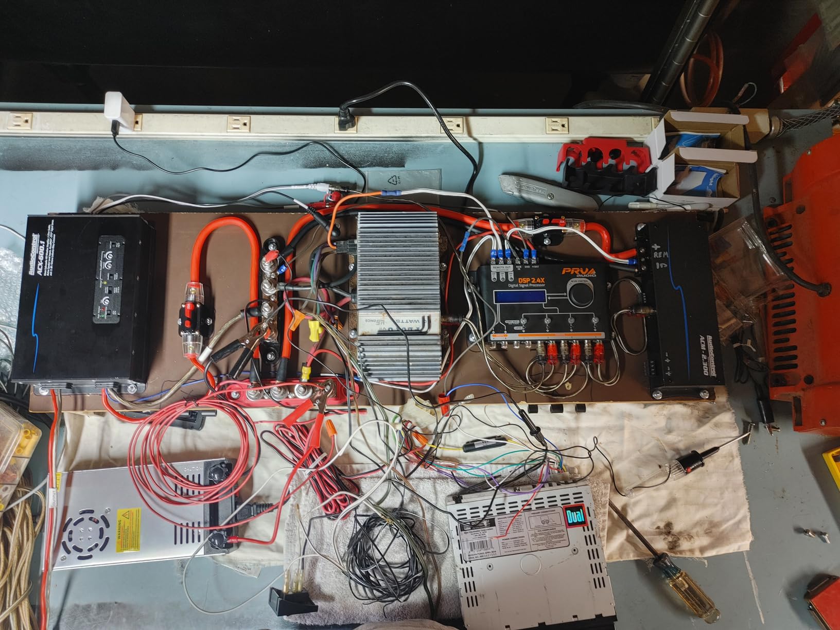 PRV AUDIO Car Audio DSP 2.4X Digital Crossover and Equalizer 4 Channel Full Digital Signal Audio Processor DSP with Sequencer Remote Relay customer photo 2