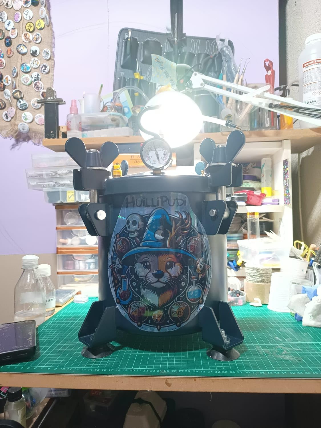 California Air Tools 255C 2.5 Gallon Pressure Pot for Epoxy Resin Casting, Coated Steel Tank, Portable, Blue customer photo 2