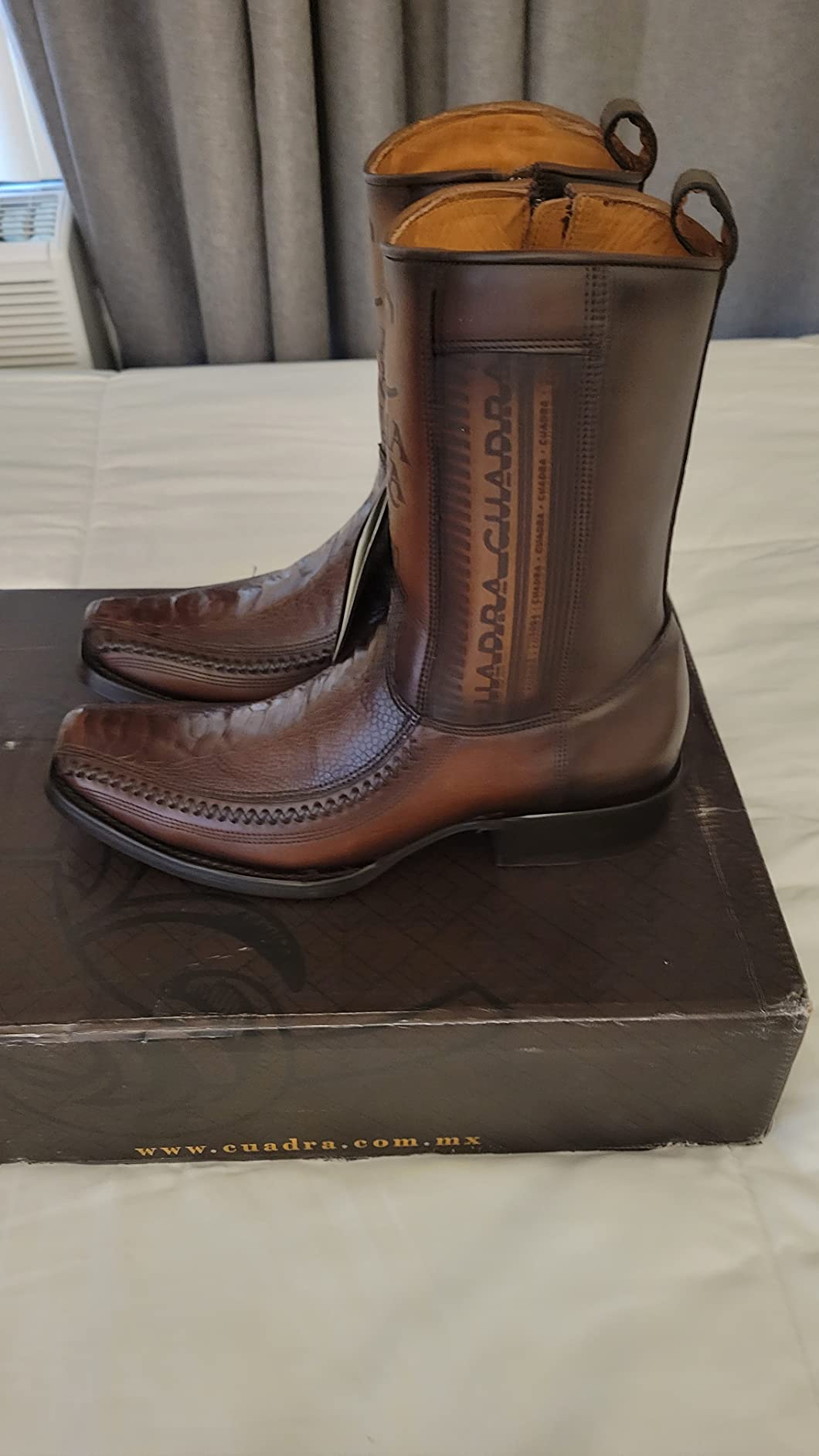 Cuadra Men's Cowboy boot in genuine ostrich leg leather 1J2KPT customer photo 1