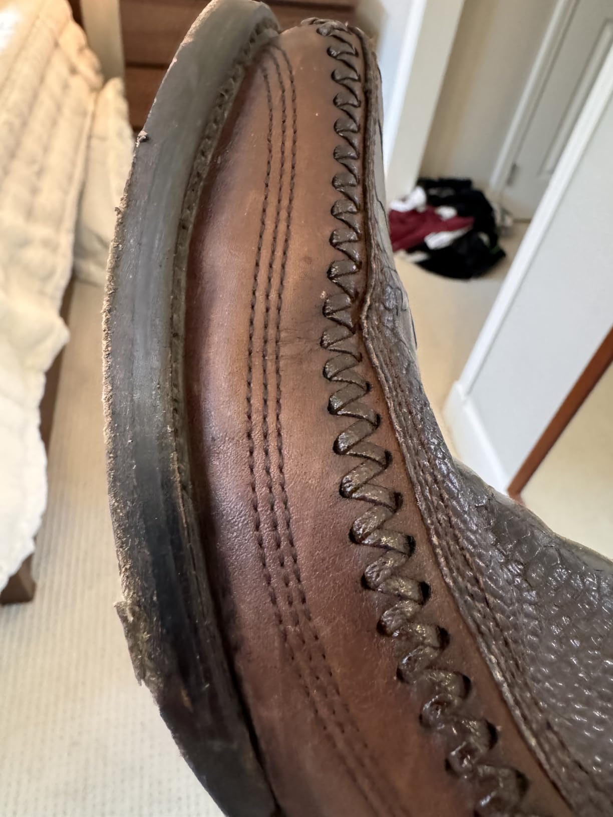 Cuadra Men's Cowboy boot in genuine ostrich leg leather 1J2KPT customer photo 3