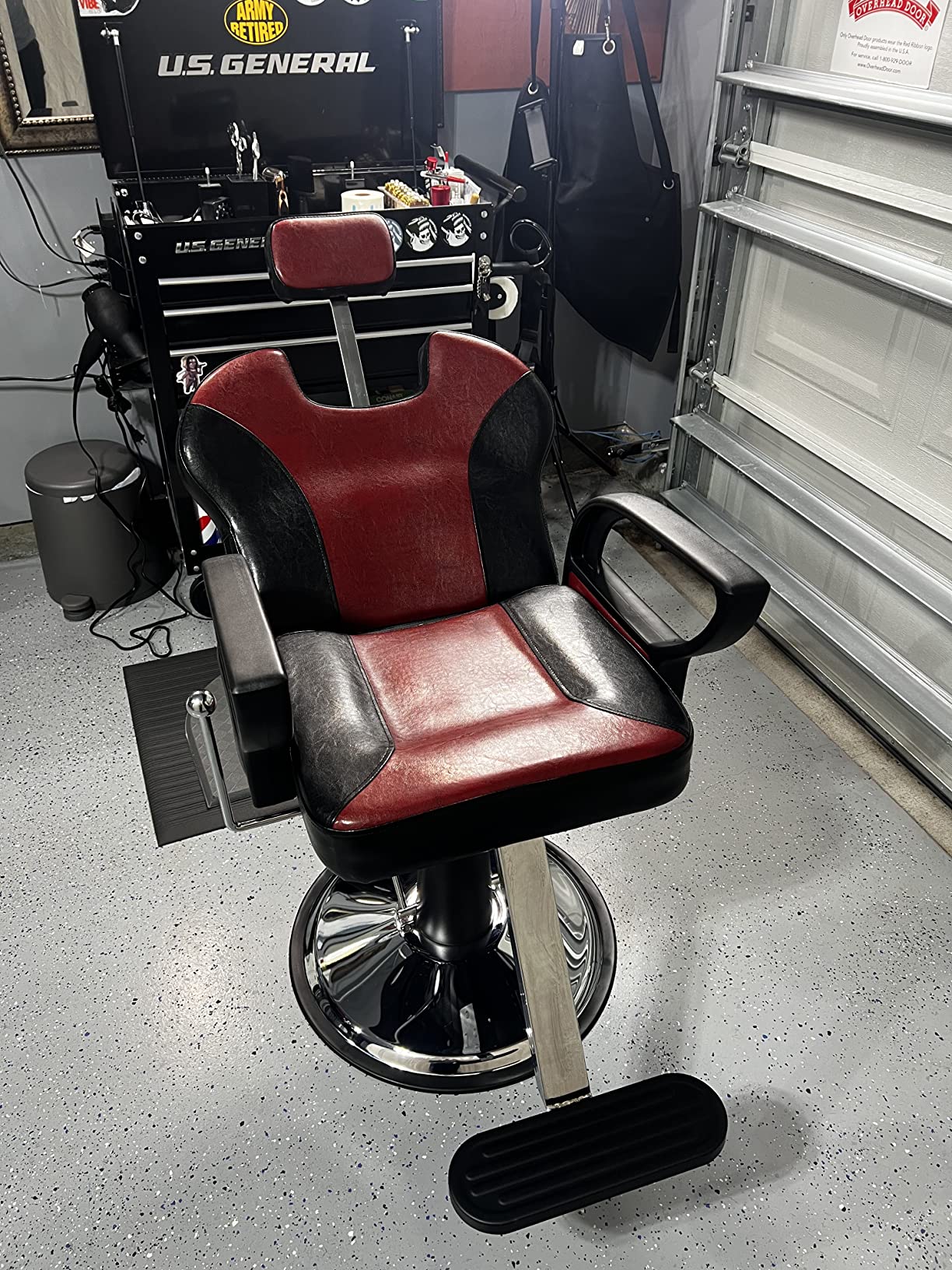 Artist hand Barbers Chairs, Heavy Duty Hydraulic Reclining Salon Chair Spa Furniture Reclining Extra Wider Seat customer photo 1