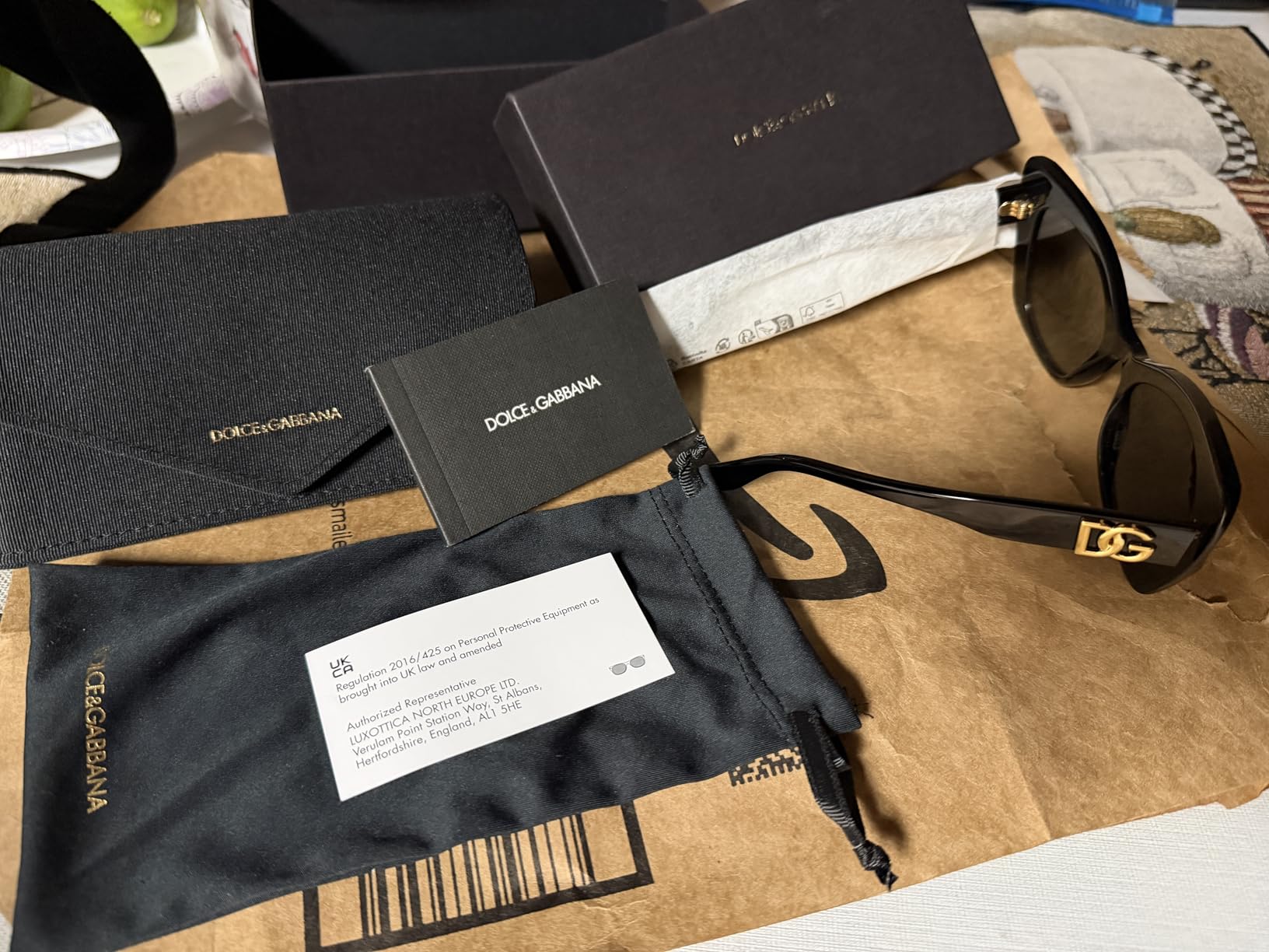 Dolce & Gabbana DG 4405 Black/Grey Shaded 53/20/140 Women Sunglasses customer photo 1