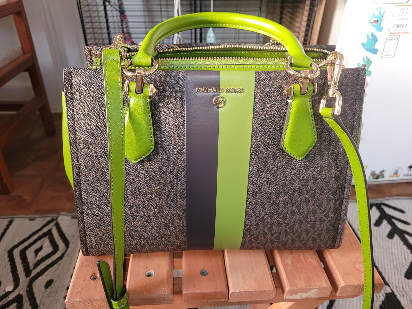 Michael Kors Women's Marilyn Medium Satchel customer photo 2