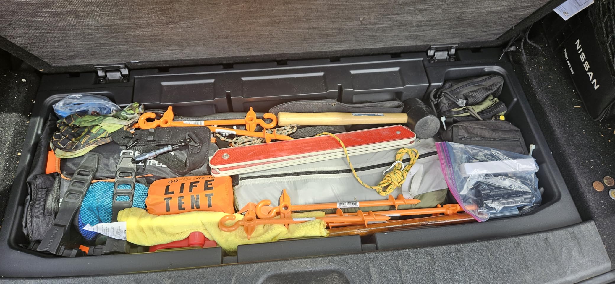 Go Time Gear Survival Life Tent - 2 Person Mylar Emergency Shelter Tube Tent + Paracord - All-Weather Protection for Camping, Hiking, & Survival Kits - Includes Emergency Whistle customer photo 2