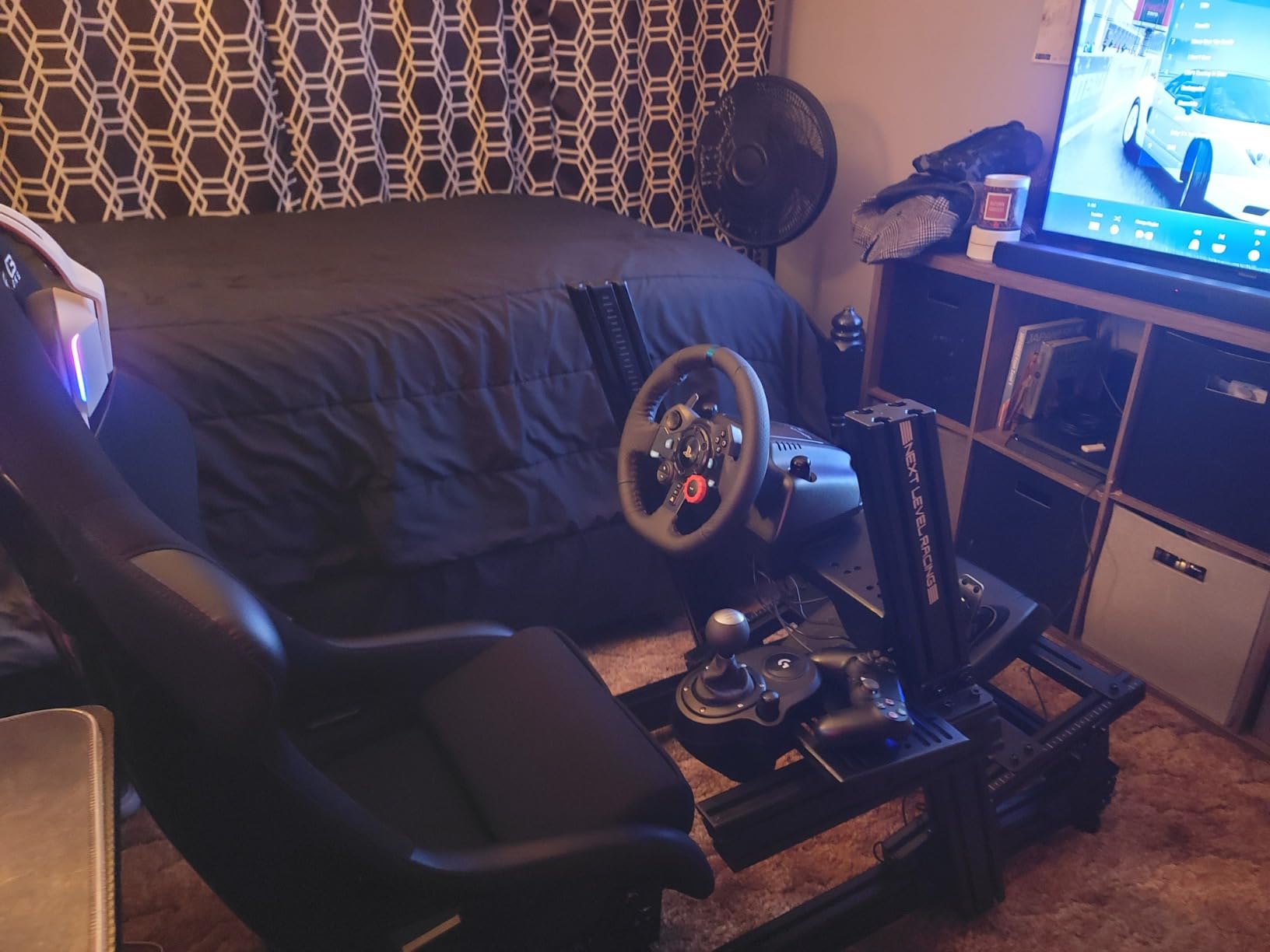 Next Level Racing GTElite Racing Simulator Cockpit- Wheel Plate Edition customer photo 1