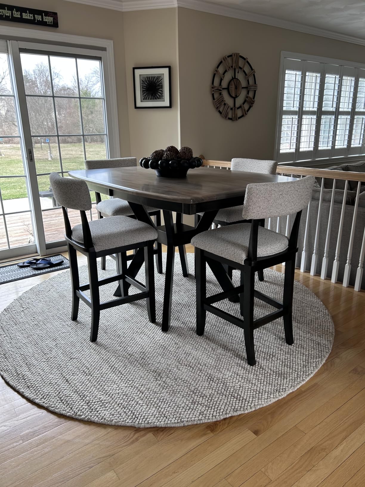 SAFAVIEH Natura Collection Area Rug - 6' x 9', Beige & Ivory, Handmade Wool, Ideal for High Traffic Areas in Living Room, Bedroom (NAT182B) customer photo 1