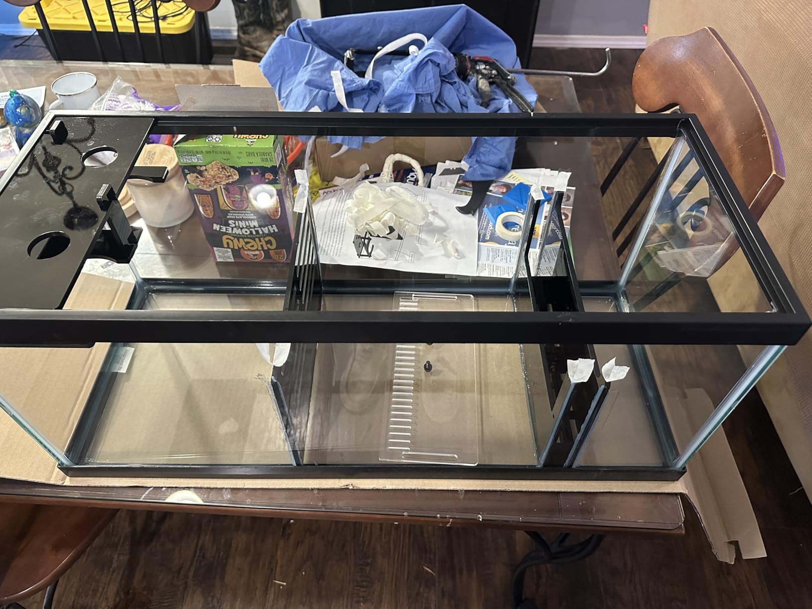 Adjustable Sump Baffle Kit - Refugium Kit for 20 Gallon Long Tank - Reef Aquarium - Saltwater Aquarium Filter System- Protein Skimmer Sump customer photo 1